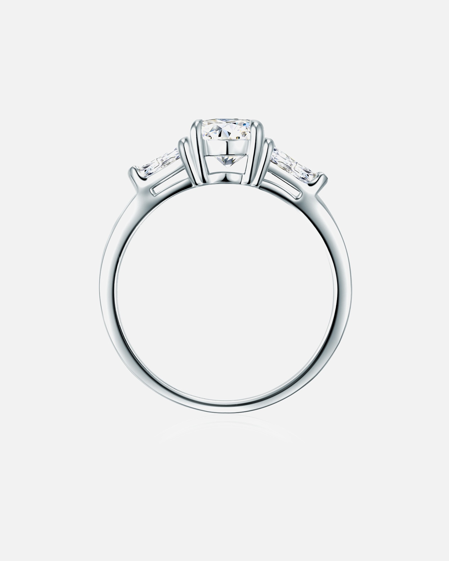 Bague pour Femme Trilani Bague en argent Argent sterling Oxyde de zirconium (CZ) en Argent 52