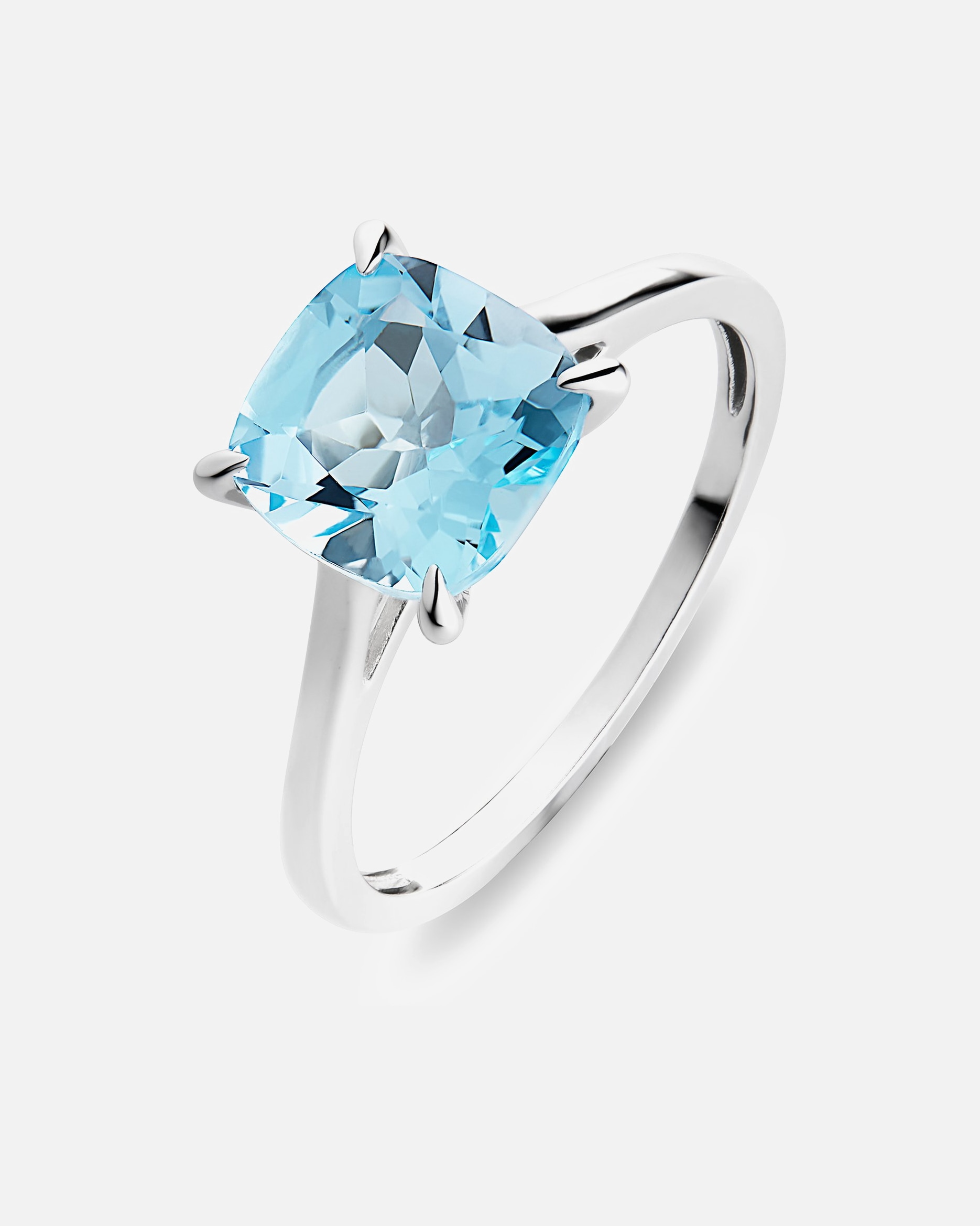 Bague pour Femme CHRIST Bagues bleu clair, or blanc 56