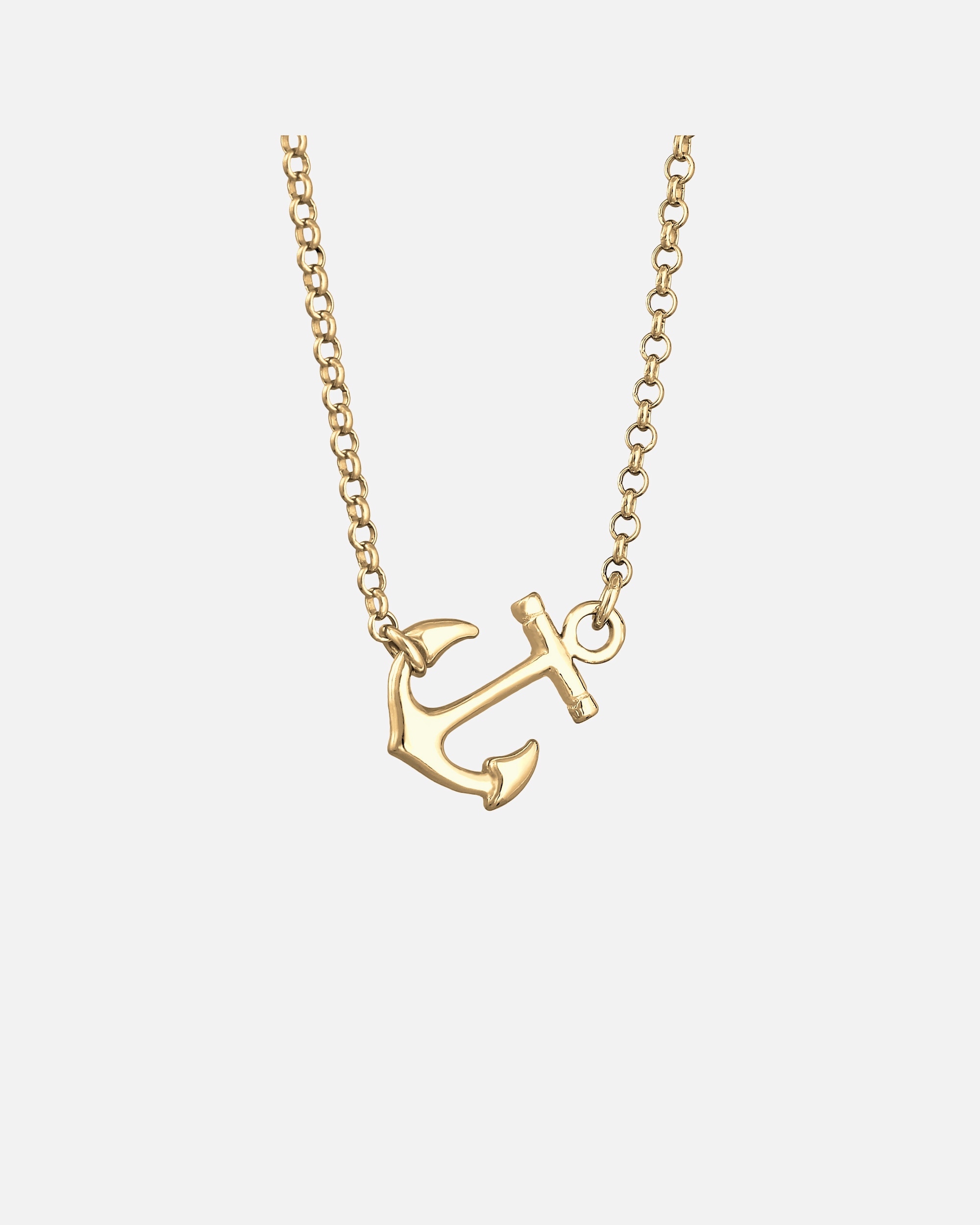 Collier pour Femme Elli Femme Pendentif d'Ancre Élégant en Argent Sterling 925 45