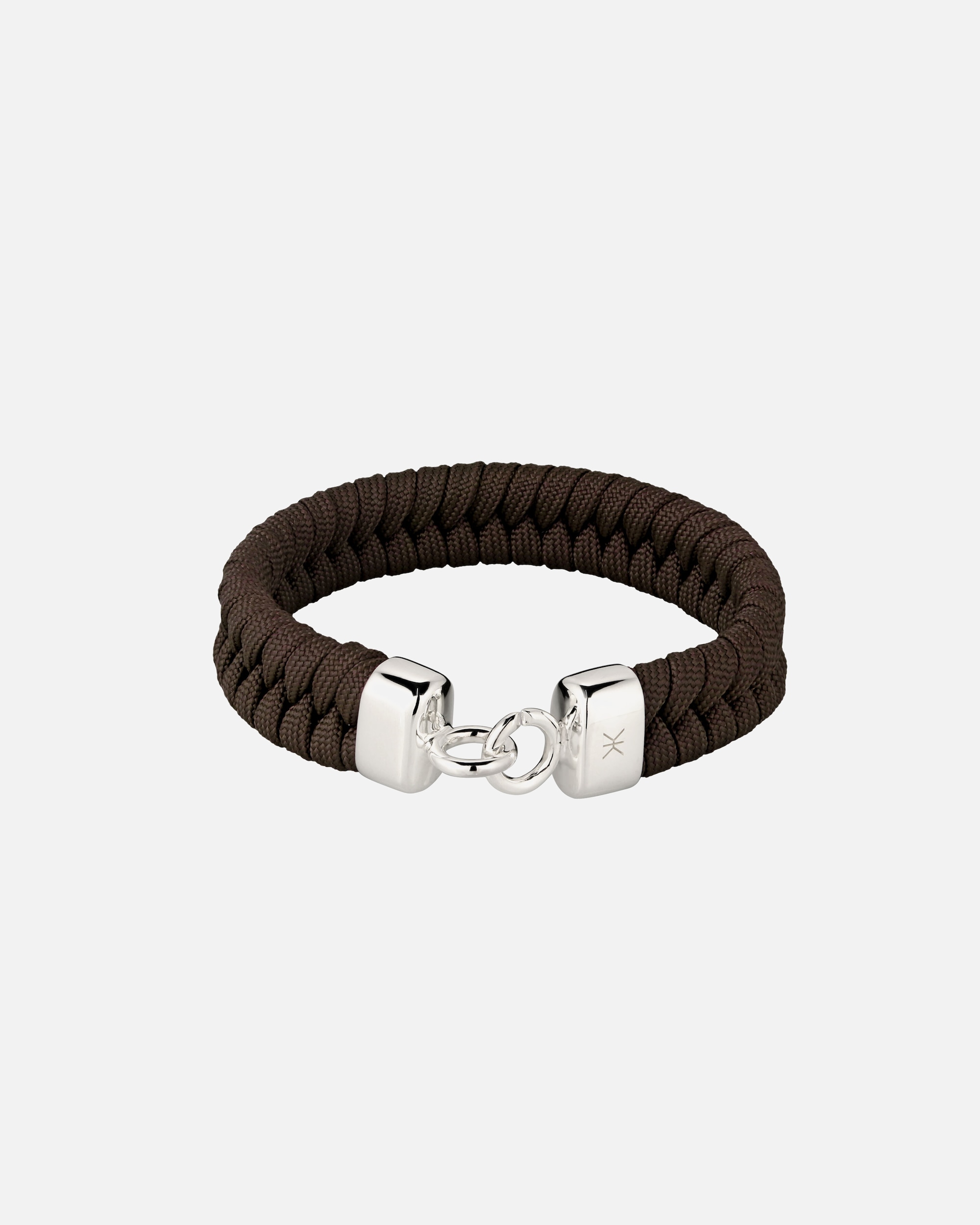 Bracelet pour Homme KUZZOI Bracelet argent homme 925 Sterling Silver Brun