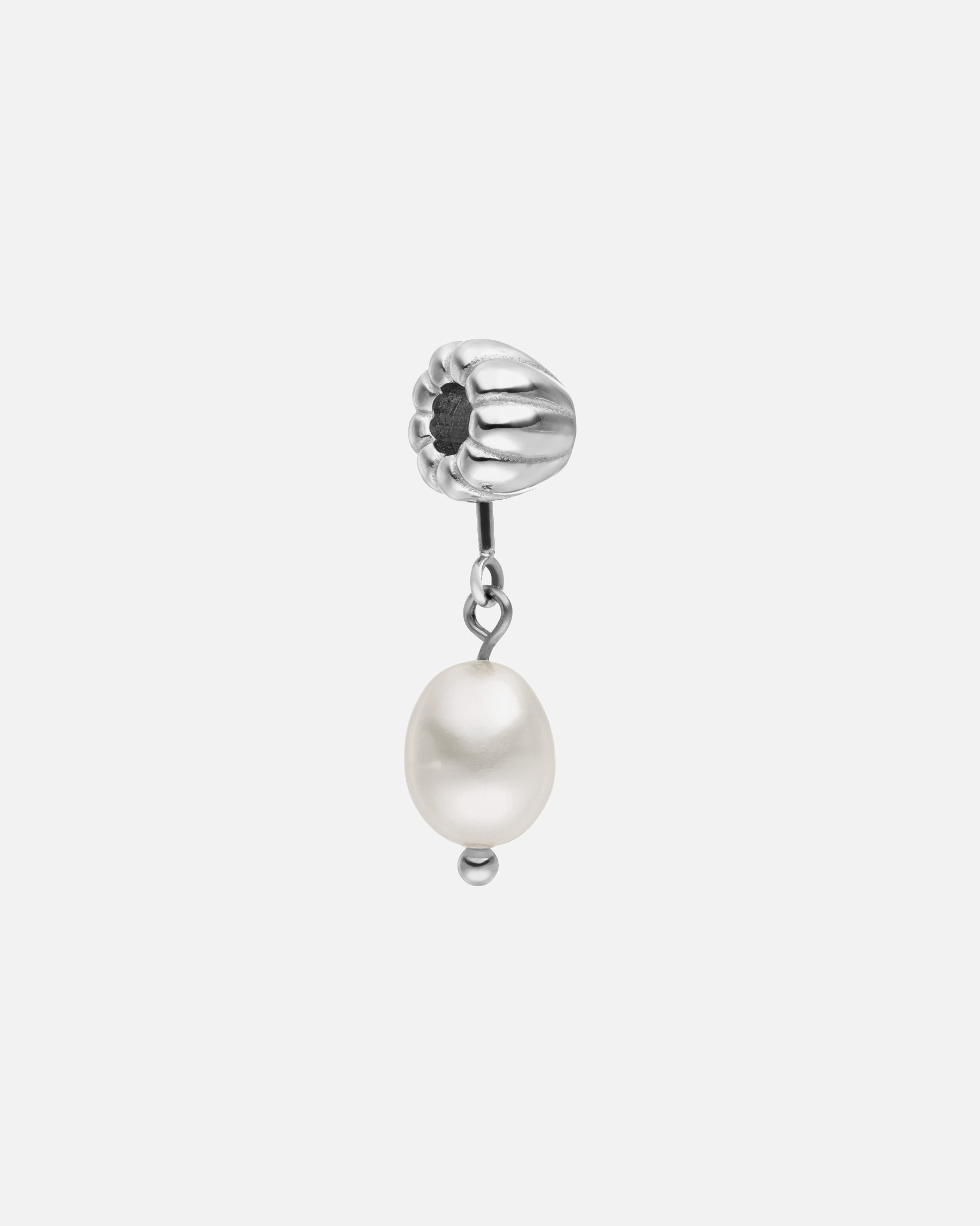 Pendentif pour Unisexe Purelei LEI Pearl Breloque 100% acier inoxydable Argent