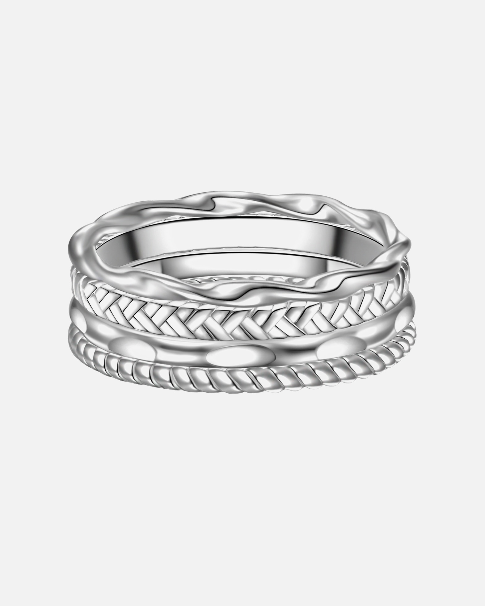 Bague pour Femme Glanzstücke München Bague en argent Argent sterling en Argent 54