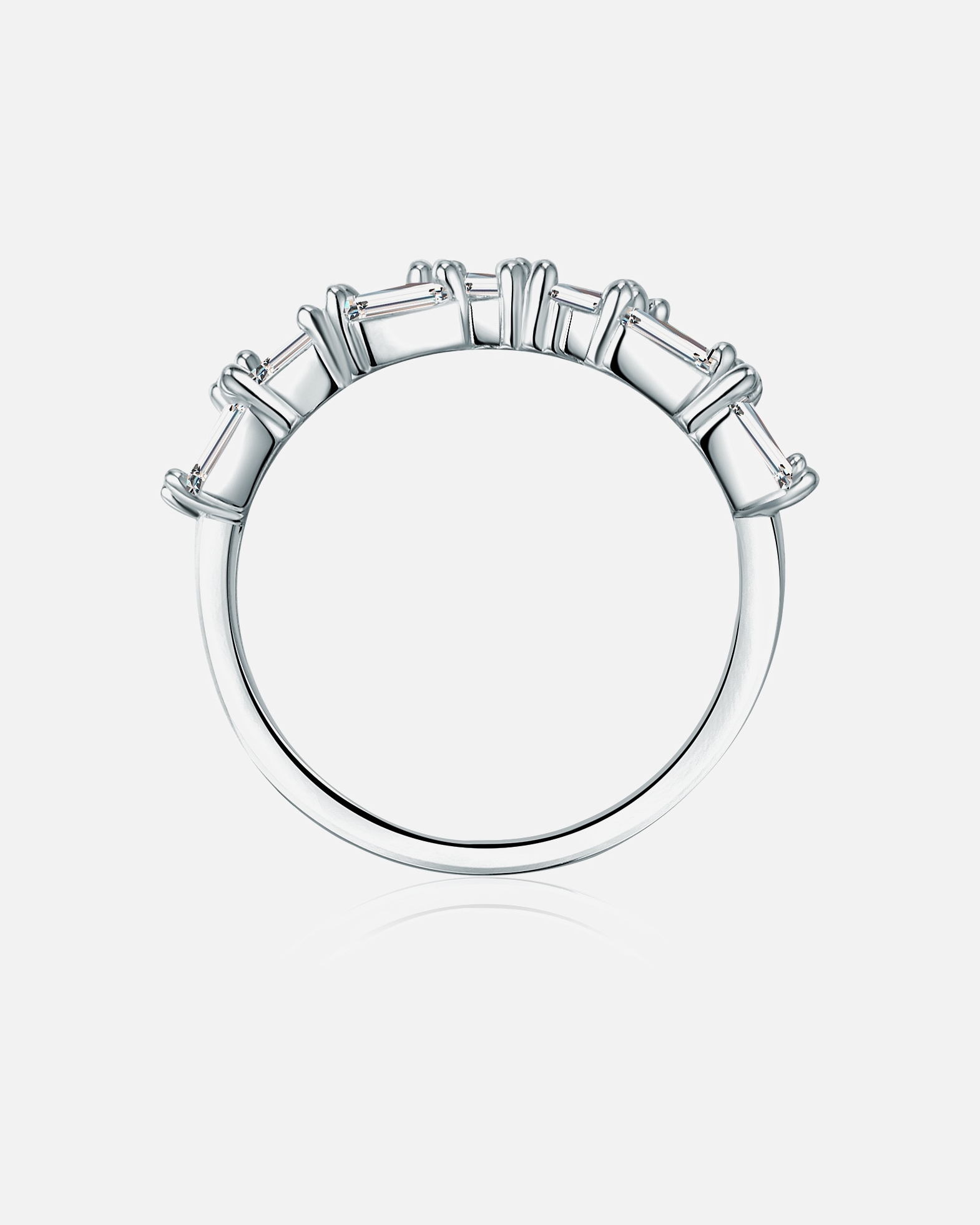 Bague pour Femme Trilani Bague en argent Argent sterling Oxyde de zirconium (CZ) en Argent 60