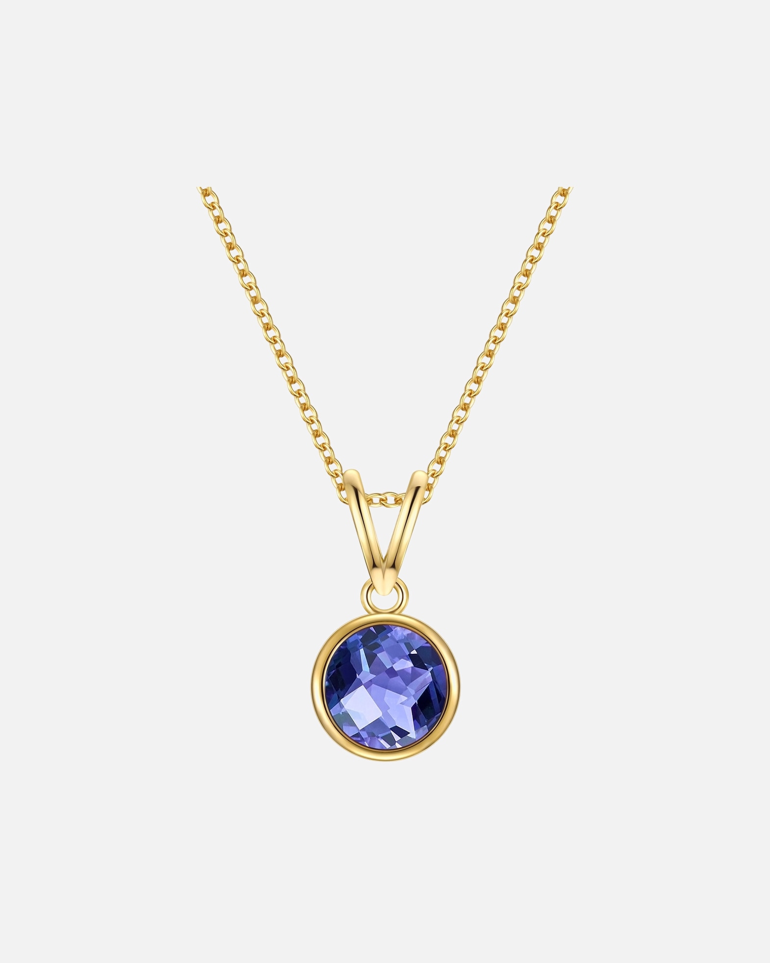 Collier pour Femme Rafaela Donata Chaîne en Argent sterling en Or jaune Chaîne de base 42,0 + rallonge de 5,0 cm