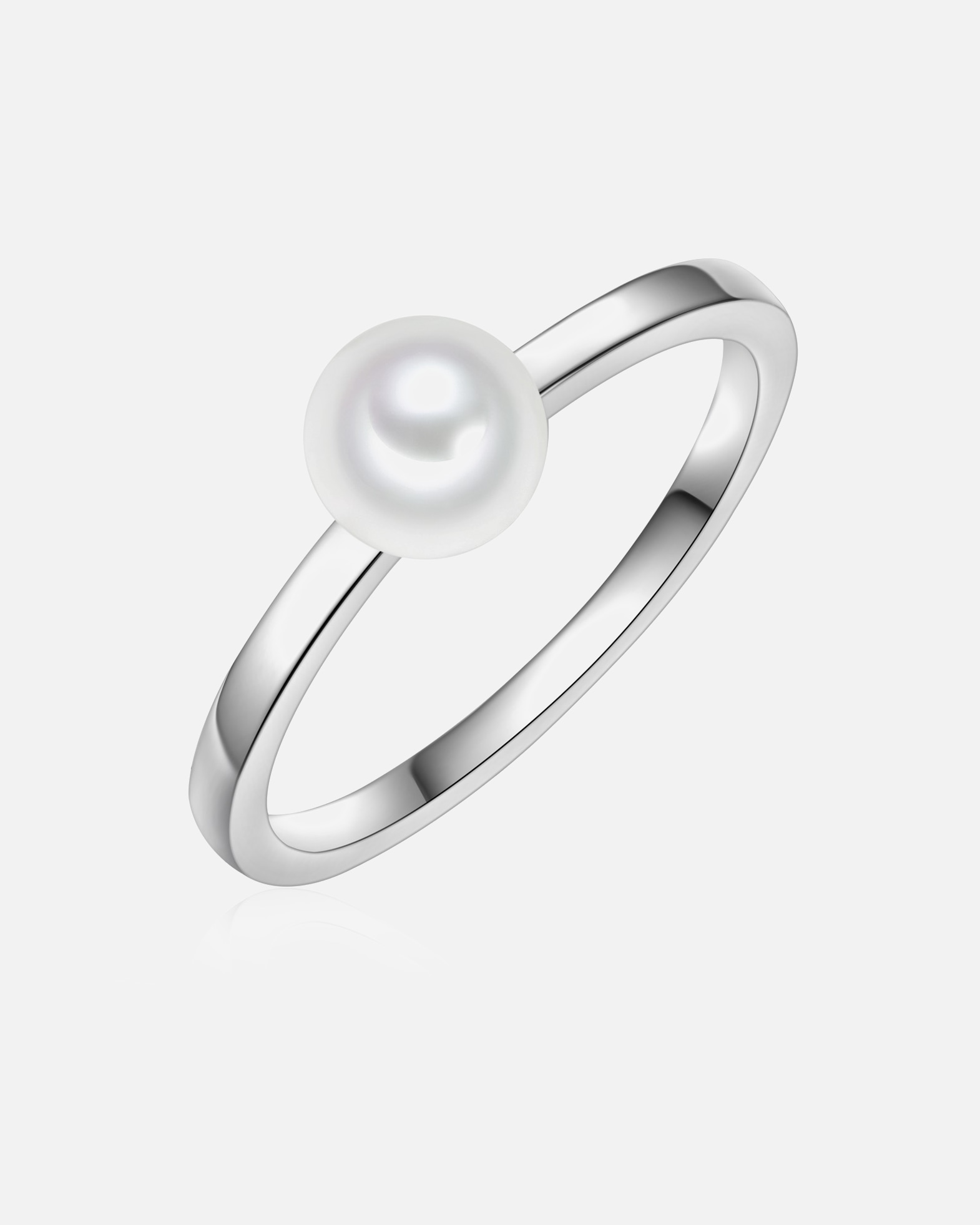 Bague pour Femme Rafaela Donata Bague en Argent Sterling en argent avec perle de coquillage 60