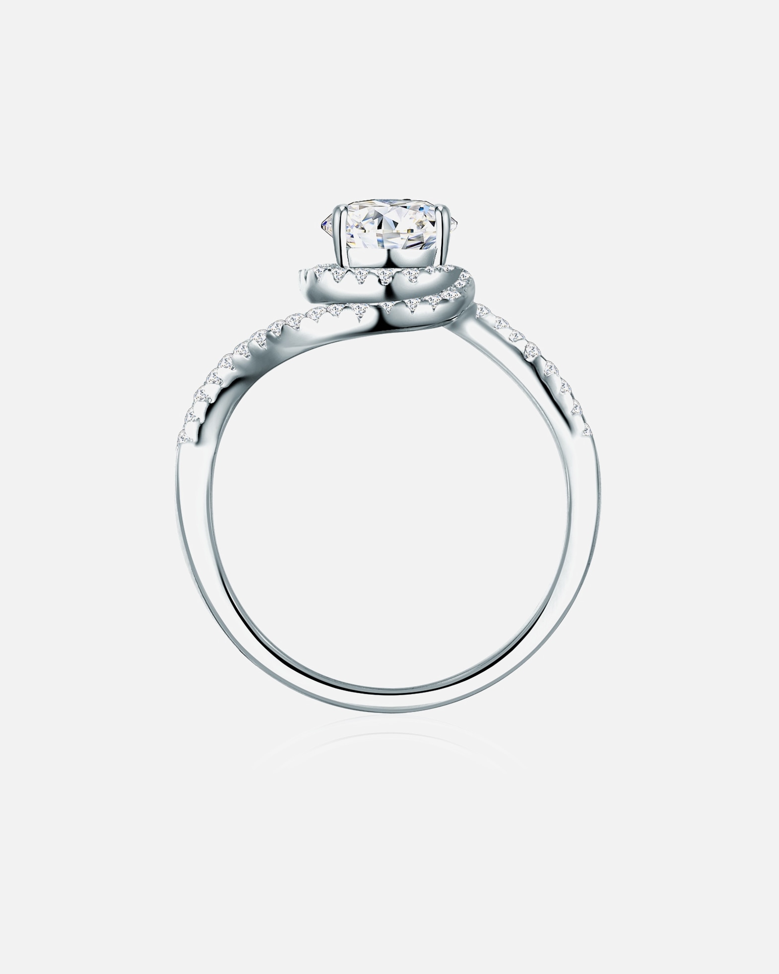Bague pour Femme Trilani Bague en argent Argent sterling Oxyde de zirconium (CZ) en Argent 52