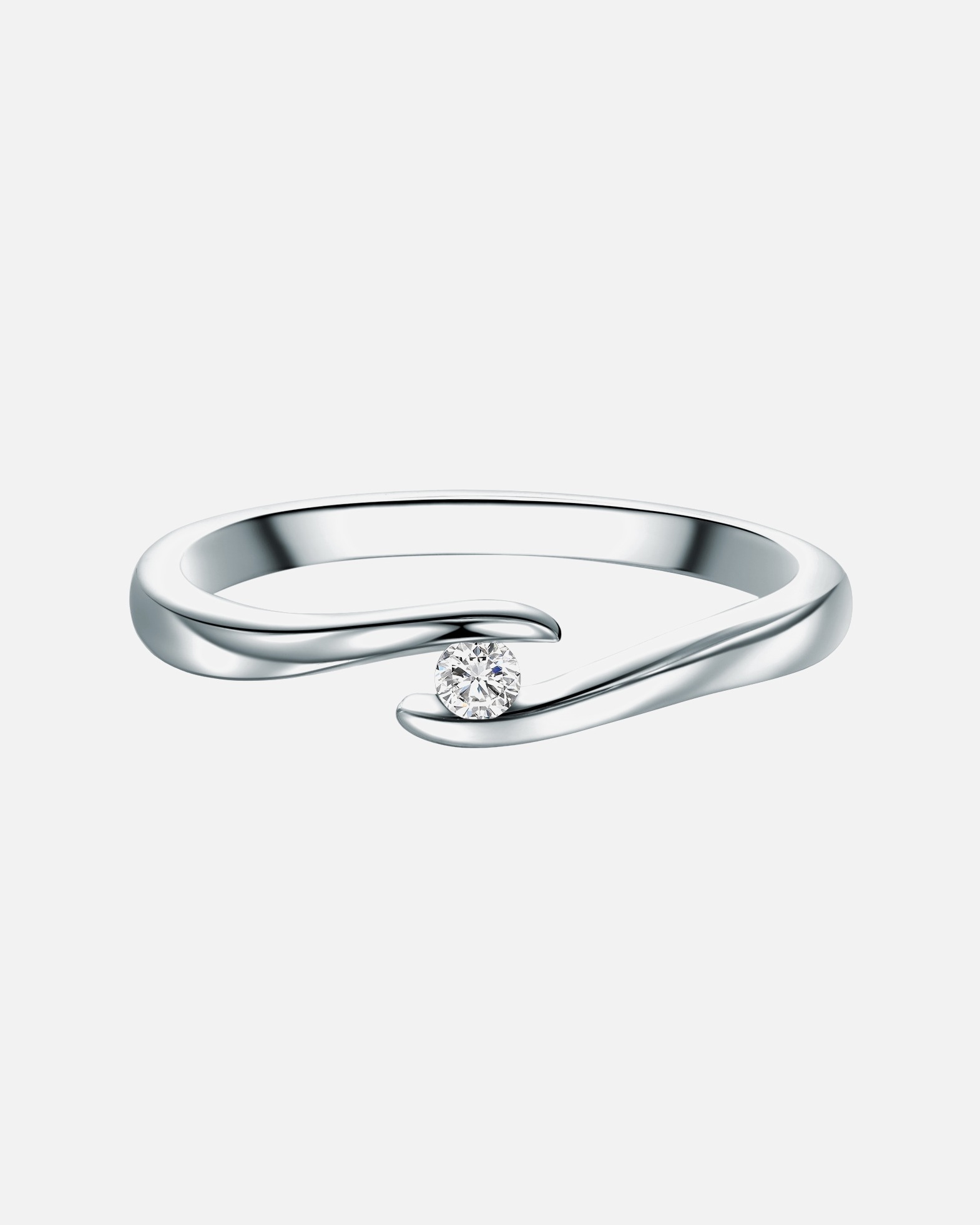 Bague pour Femme Trilani Bague en Argent sterling en Argent 54