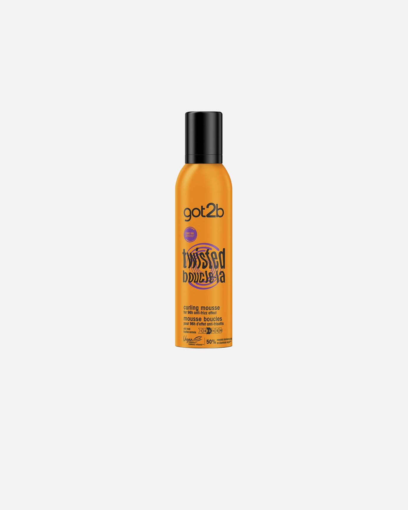 Mousse cheveux pour Unisexe Schwarzkopf Boucles parfaites en mousse TWISTED GOT2B 250 ml