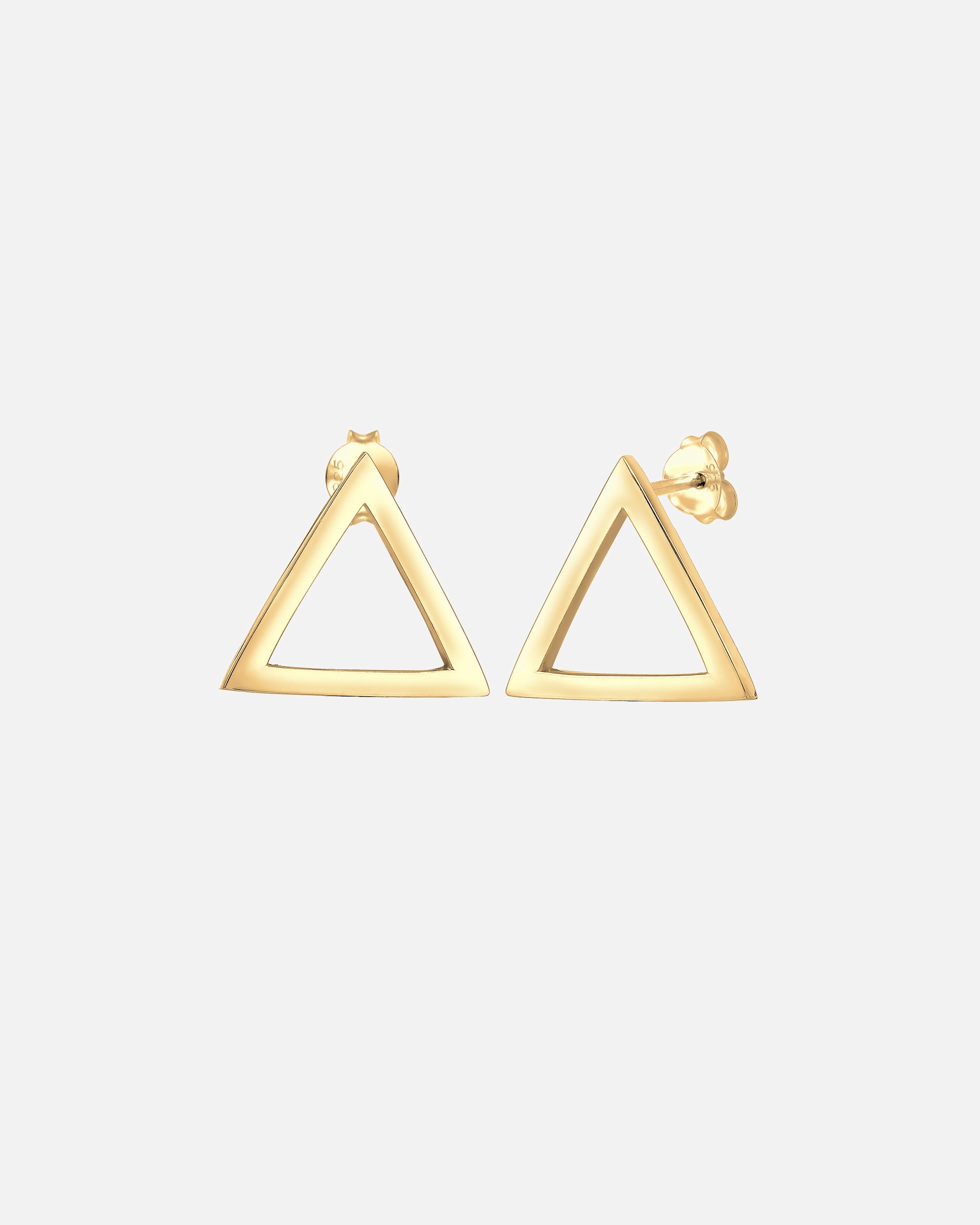 Boucles d'oreilles pour Femme Elli Femme Triangle de Prise Géo en Argent Sterling 925 goldfarben