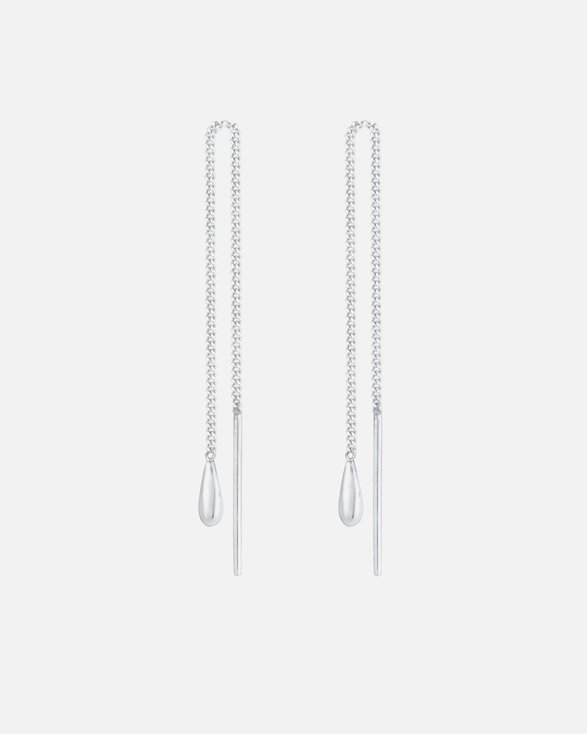 Boucles d'oreilles pour Femme Elli Femmes Pendentif d'oreilles Goutte Pendentif Traversante Basique en Argent Sterling 925 silberfarben