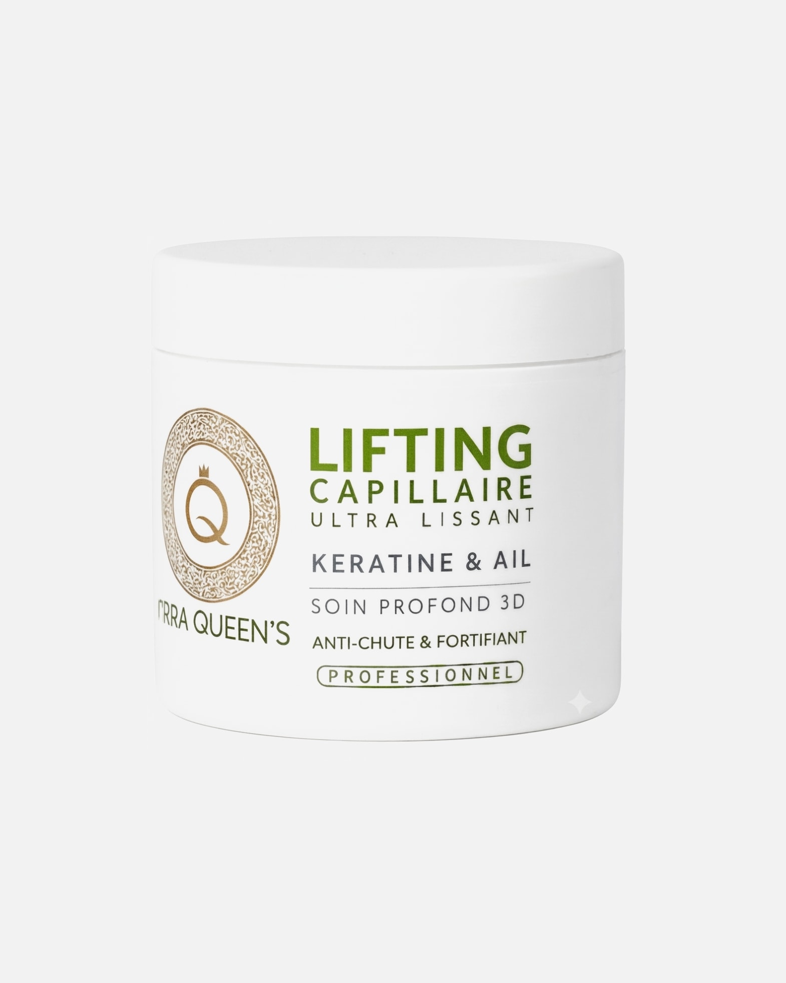 Masque capillaire pour Unisexe Kera Queen's Default Brand Line Masque Lifting Capillaire Ultra Lissant Kératine & Ail Masque Lifting Capillaire Ultra Lissant Kératine & Ail - 500 ml
