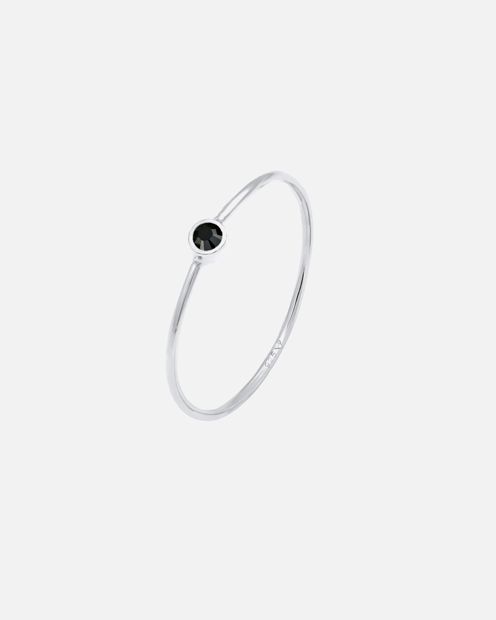 Bague pour Femme Elli Empilement de Cristaux basiques Argent 925 54