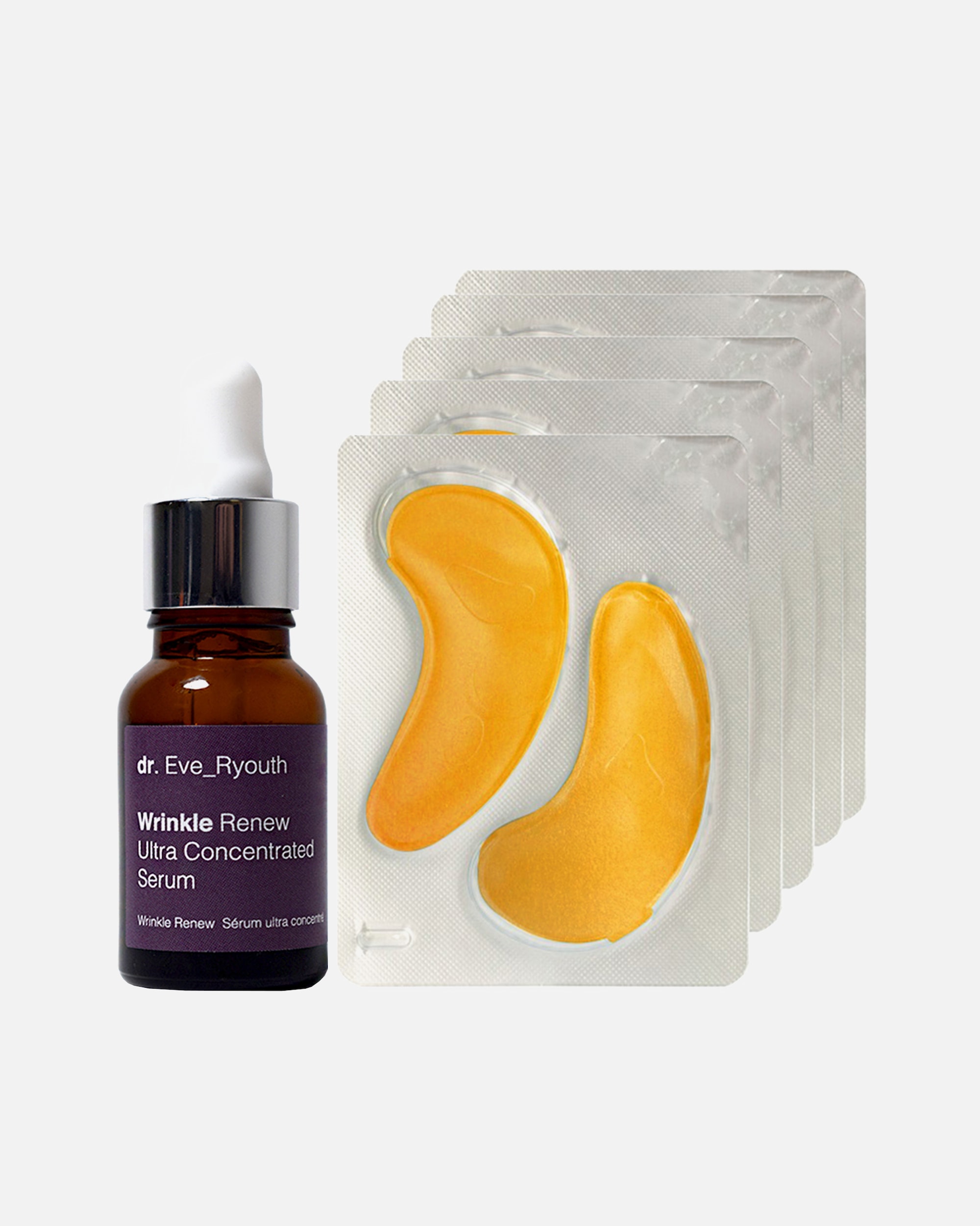 Coffret soin visage pour Femme Dr. Eve_Ryouth Duo de coussinets anti-rides 1 pièce