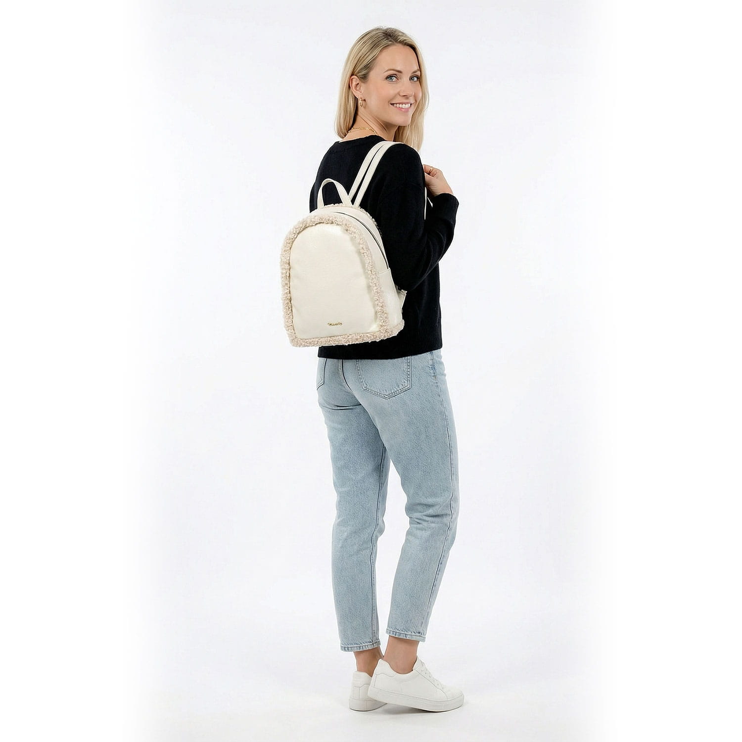 Sac à Dos Tamaris TAS Florentina Pour Femme – Tissu Synthétique Mixte – 34x36x16 Cm – Style Décontracté Moderne