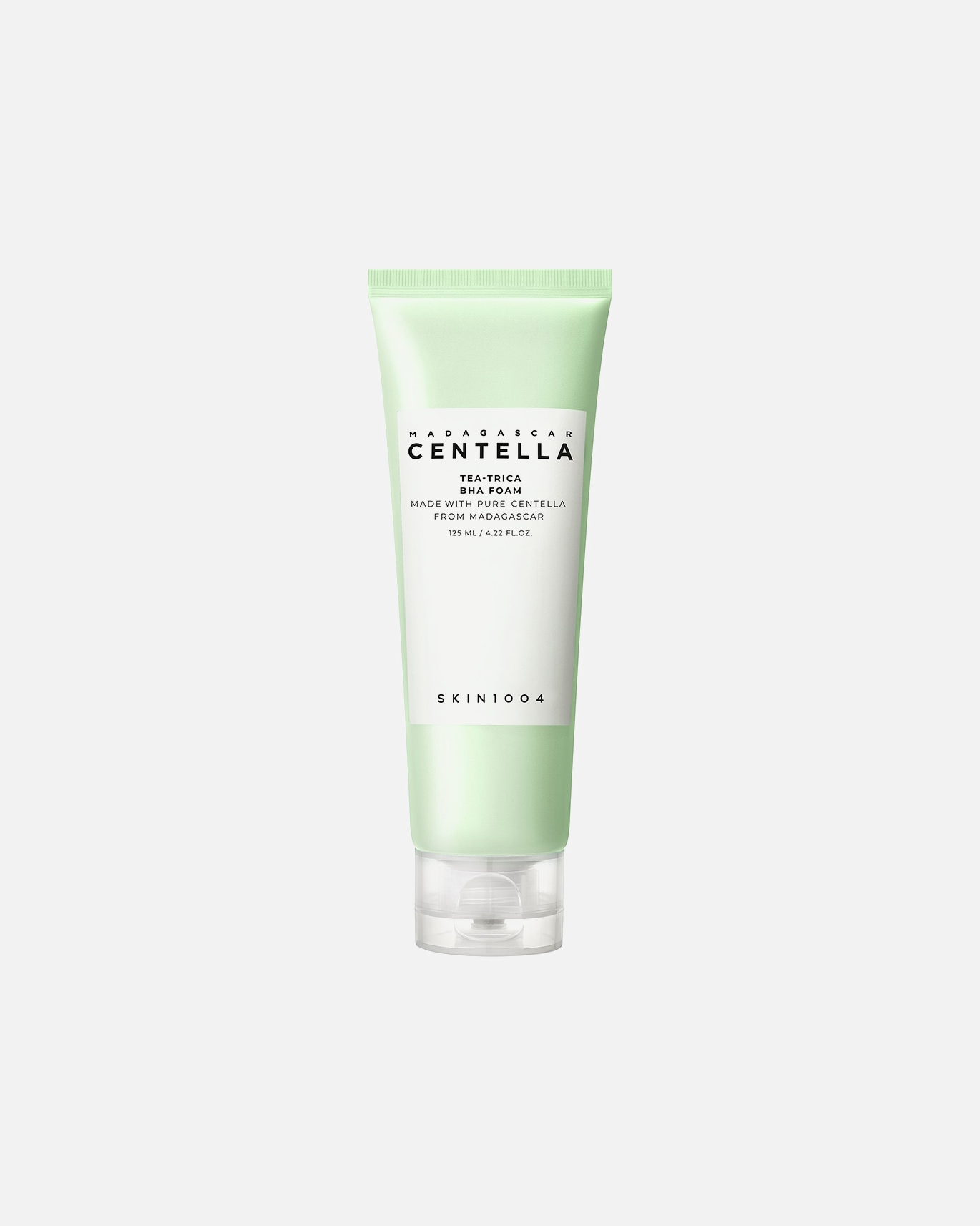 Mousse nettoyante visage pour Unisexe SKIN1004 Madagascar Centella Tea-Trica BHA Foam 170 ml