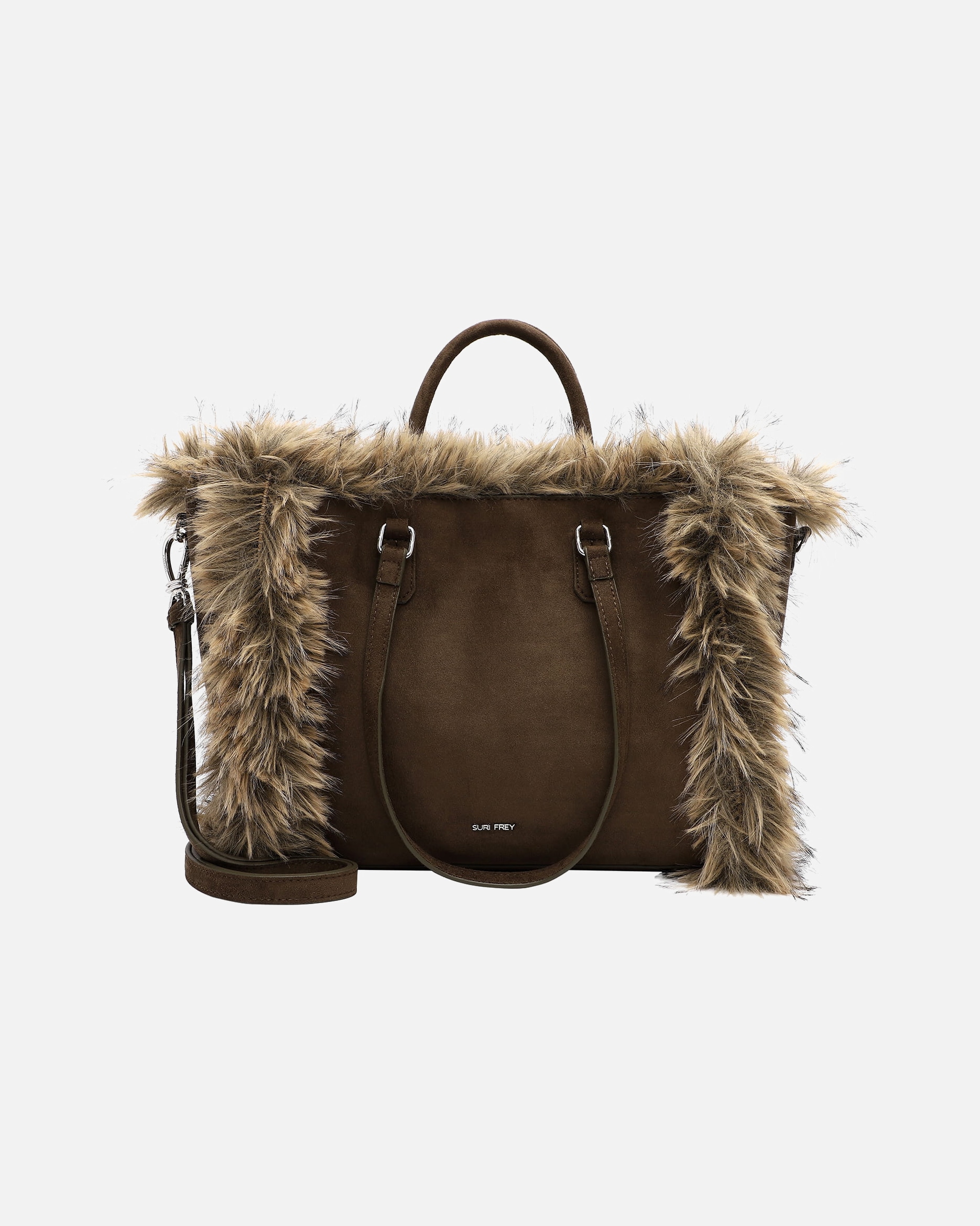 Sac pour Femme SURI FREY Sac À Dos SFY Chessy Suede Oliv