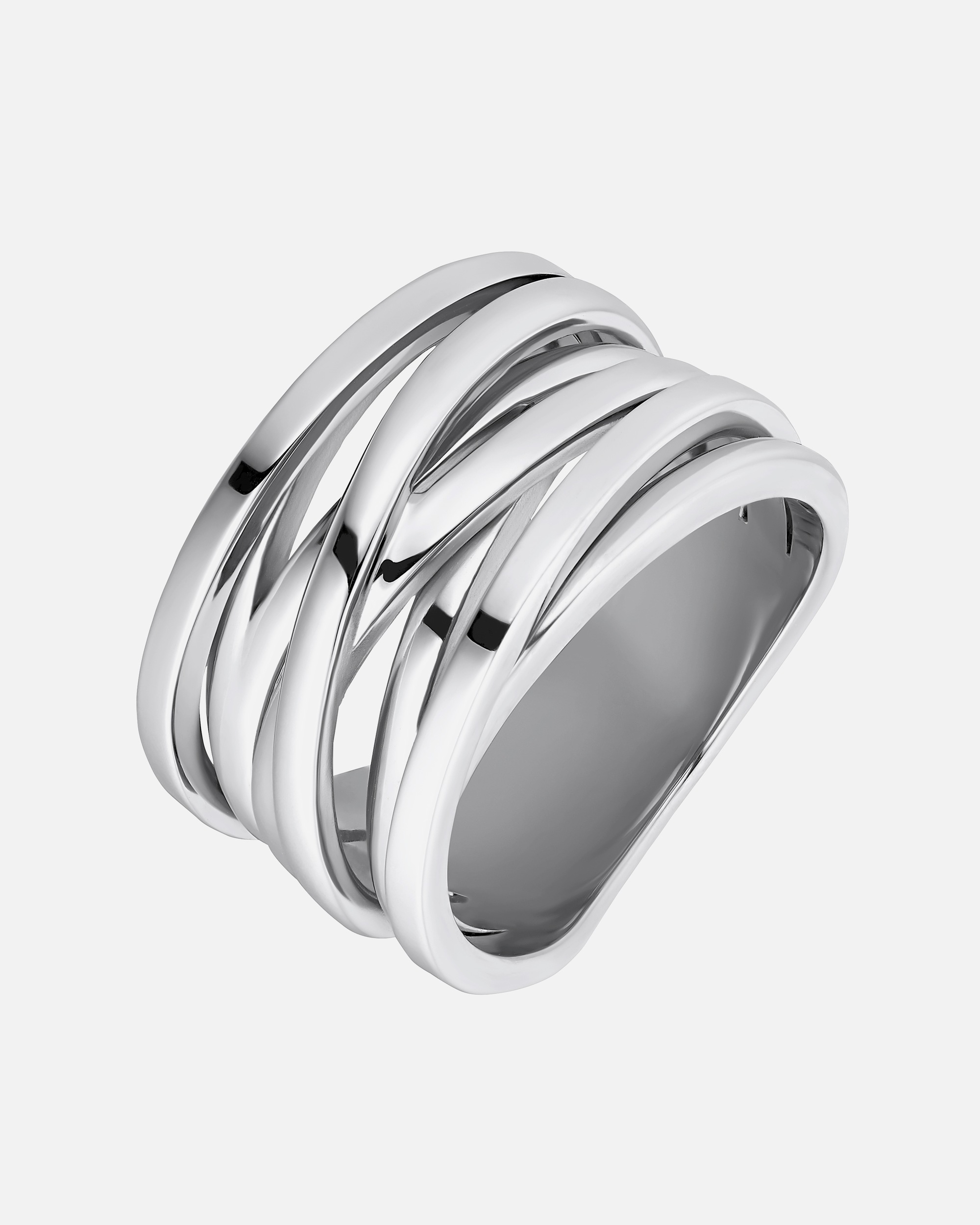 Bague pour Femme Heideman Bague Serpi couleur argentée polie 62 (19.7)