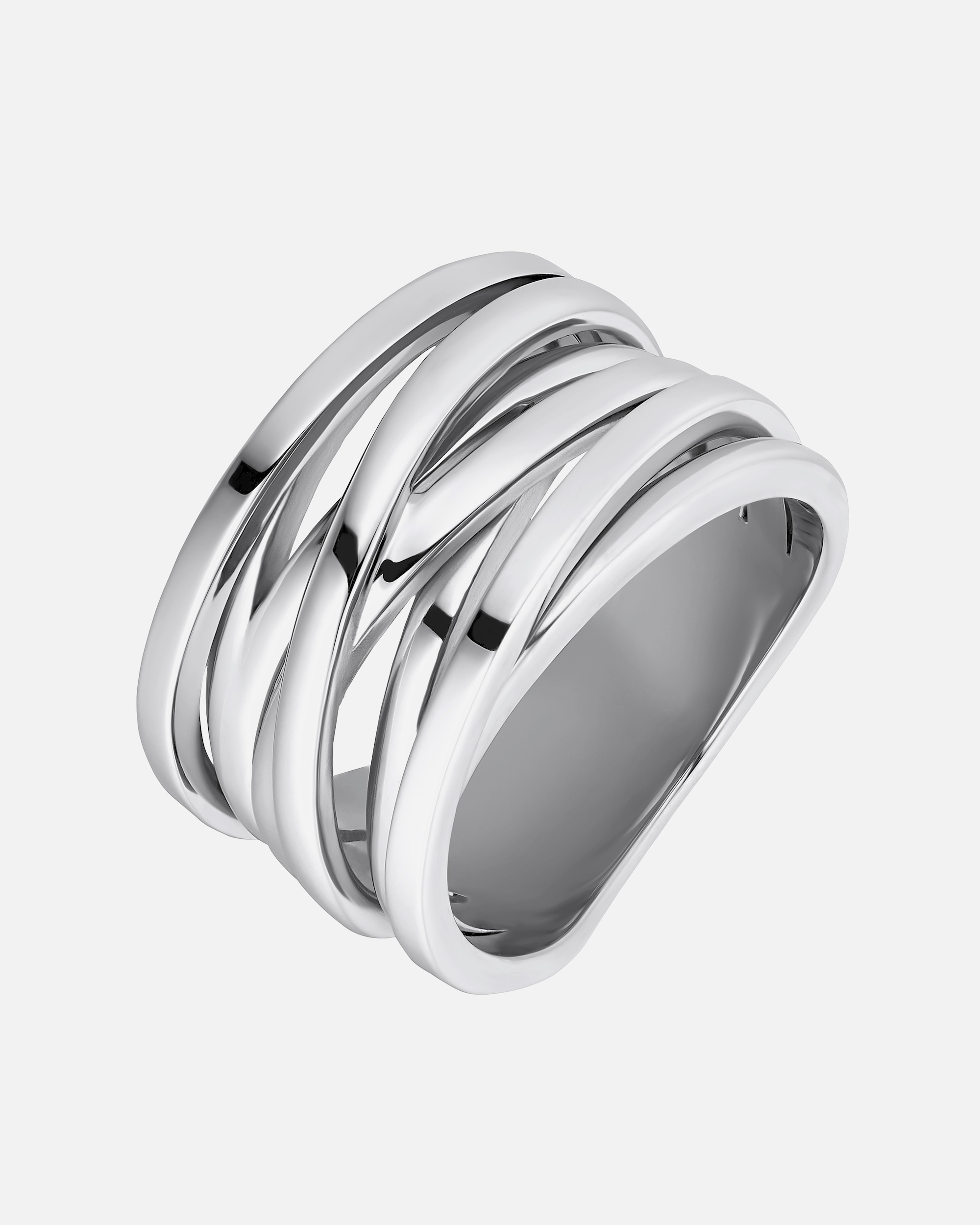 Bague pour Femme Heideman Bague Serpi couleur argentée polie 56 (17.8)