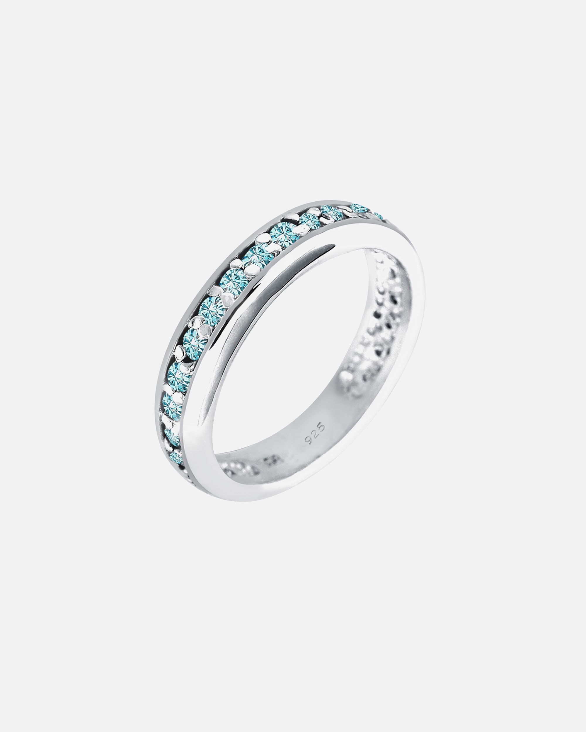 Bague pour Femme Elli Anneau de ruban Cristaux Argent 925 60