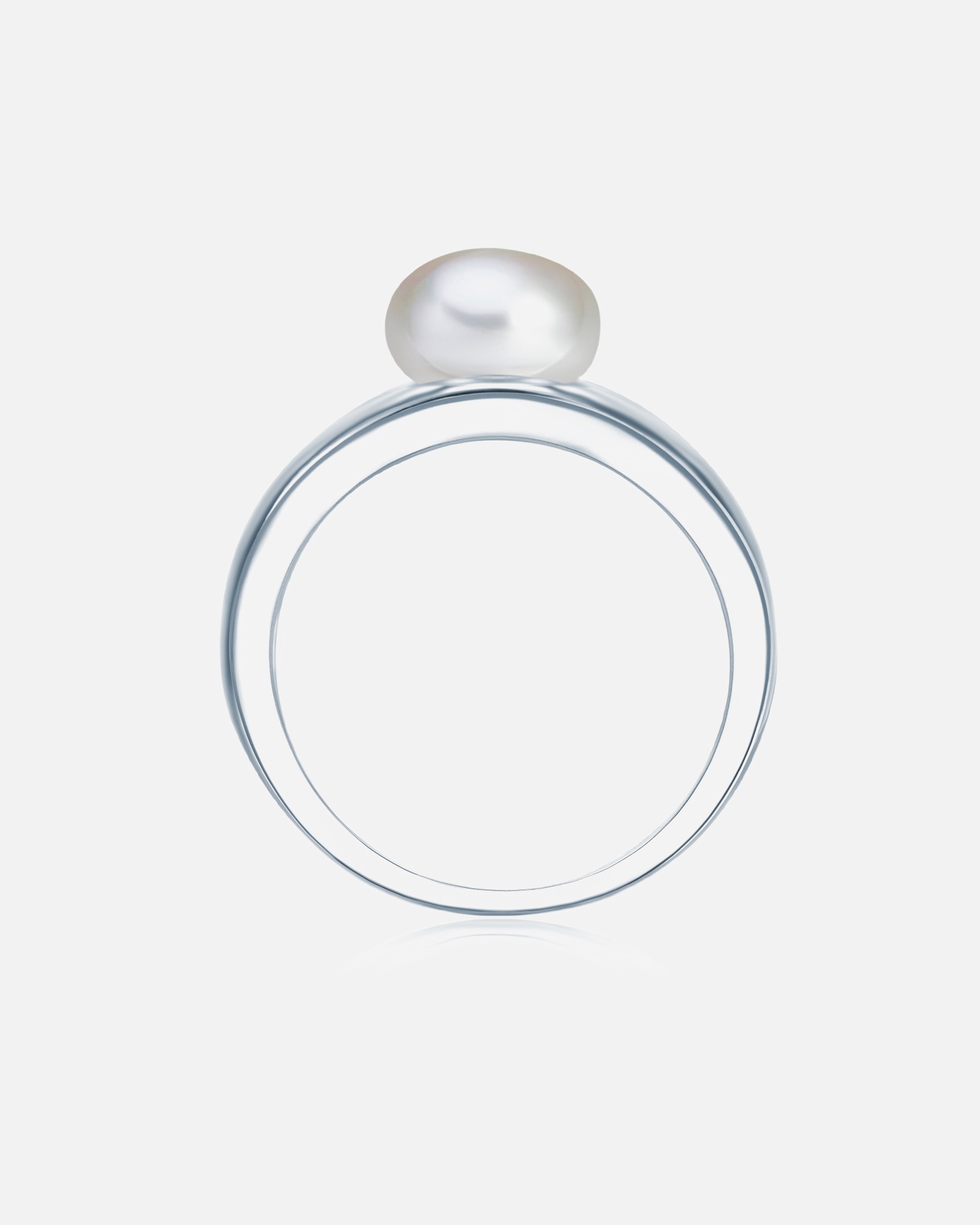 Bague pour Femme Valero Pearls Bague Argent sterling Perle de culture d'eau douce en Argent 62