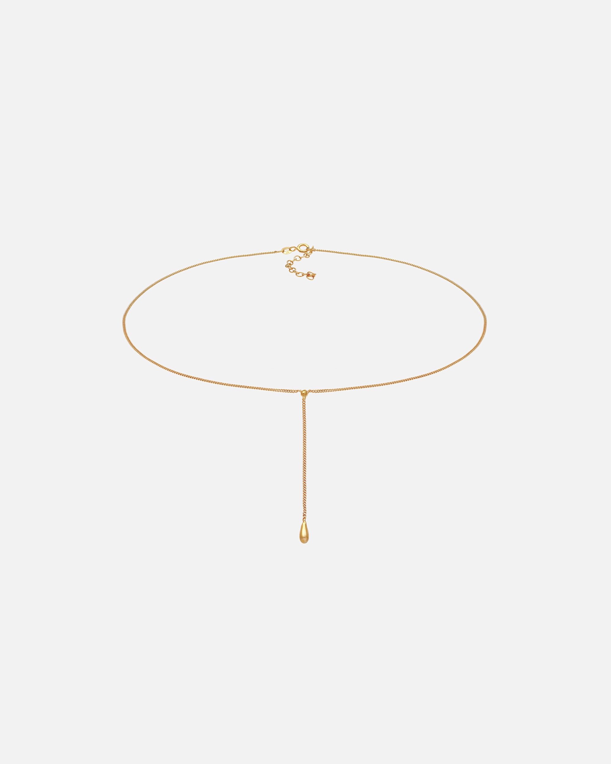 Collier pour Femme Elli Choker chaîne en Y Goutte Boule boho Argent 925 goldfarben