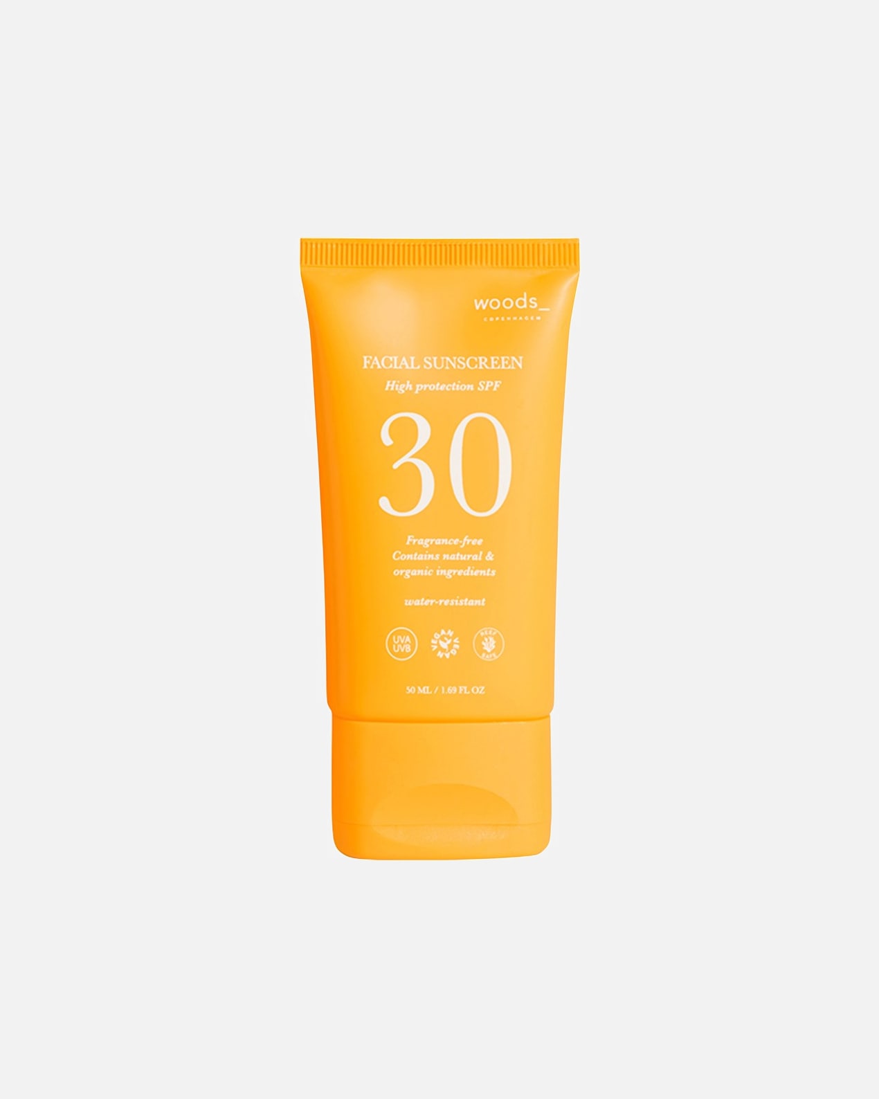 Crème solaire pour Unisexe Woods Copenhagen Default Brand Line Facial Sunscreen SPF30 50 ml