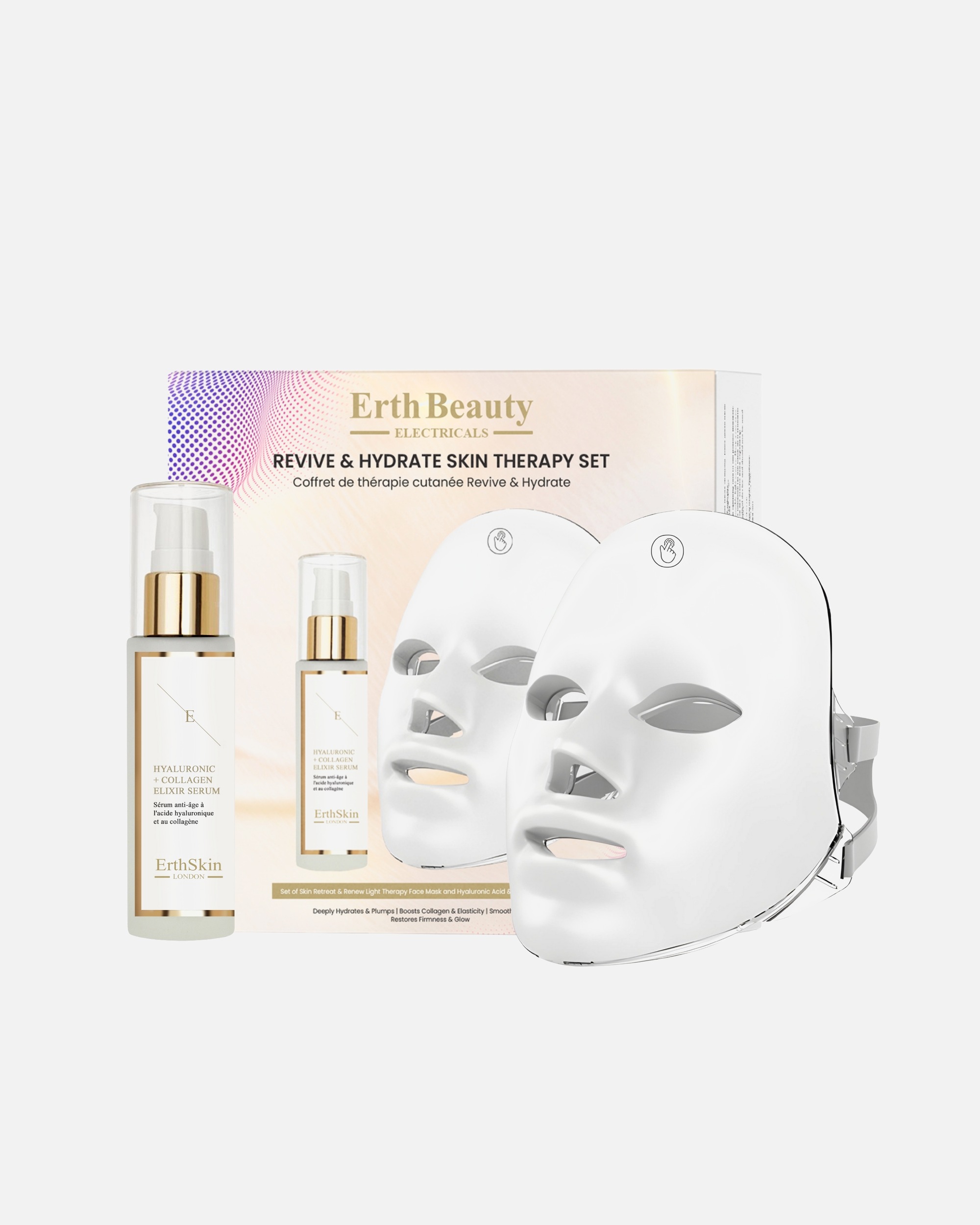 Appareil électrique de massage du visage pour Femme ErthSkin London Coffret de soin revitalisant et hydratant pour la peau 1 pièce