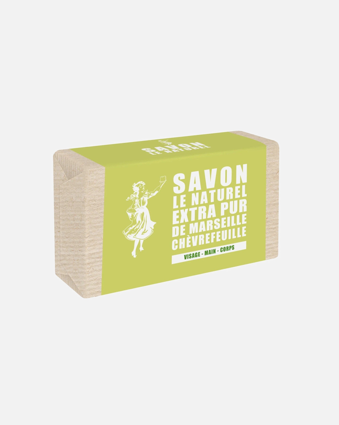Gel douche pour Unisexe Savon Le Naturel Savon Extra Pur de Marseille Chèvrefeuille - Visage - Main - Corps 100 g