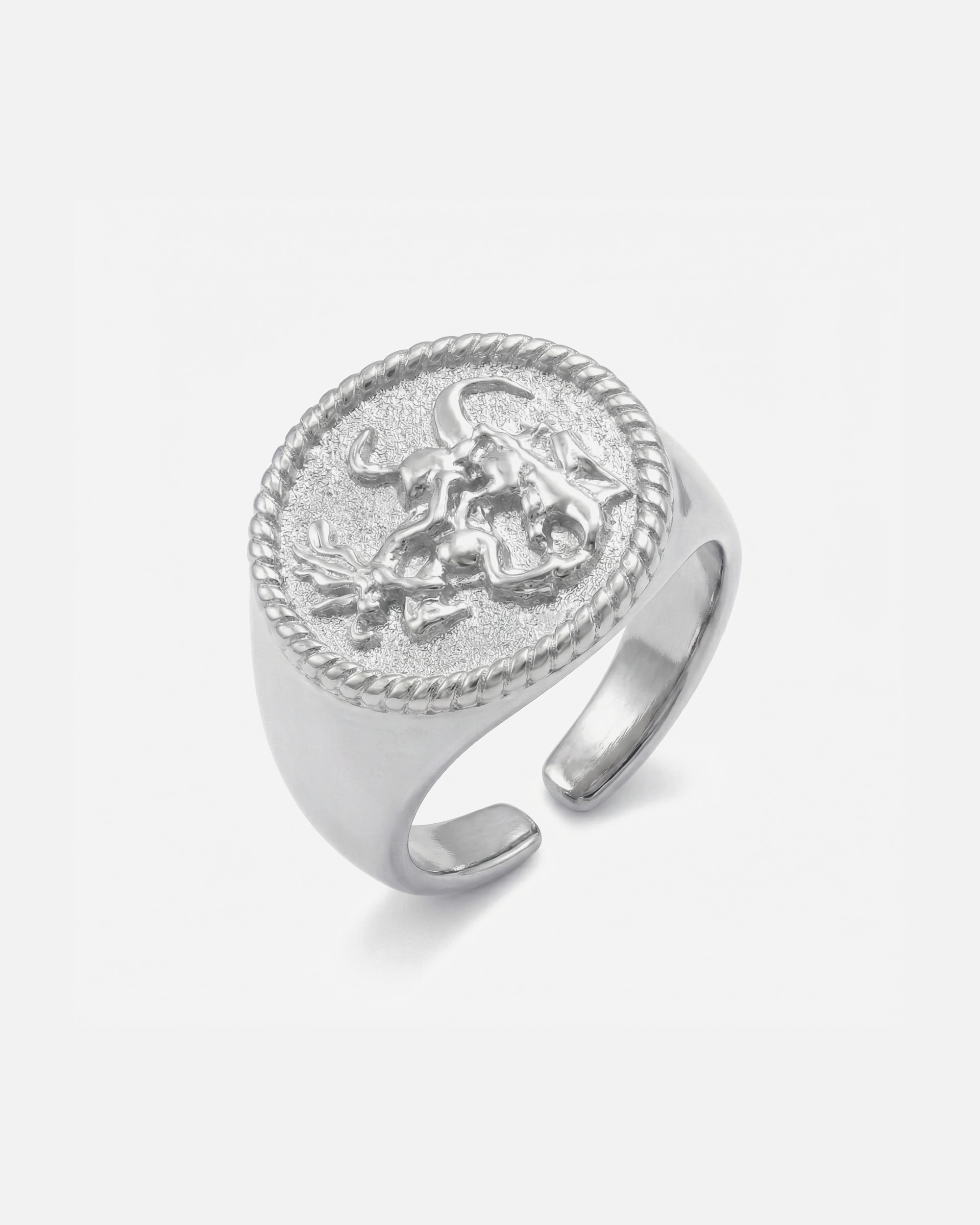 Bague pour Homme Bague Rurik Silberfarben