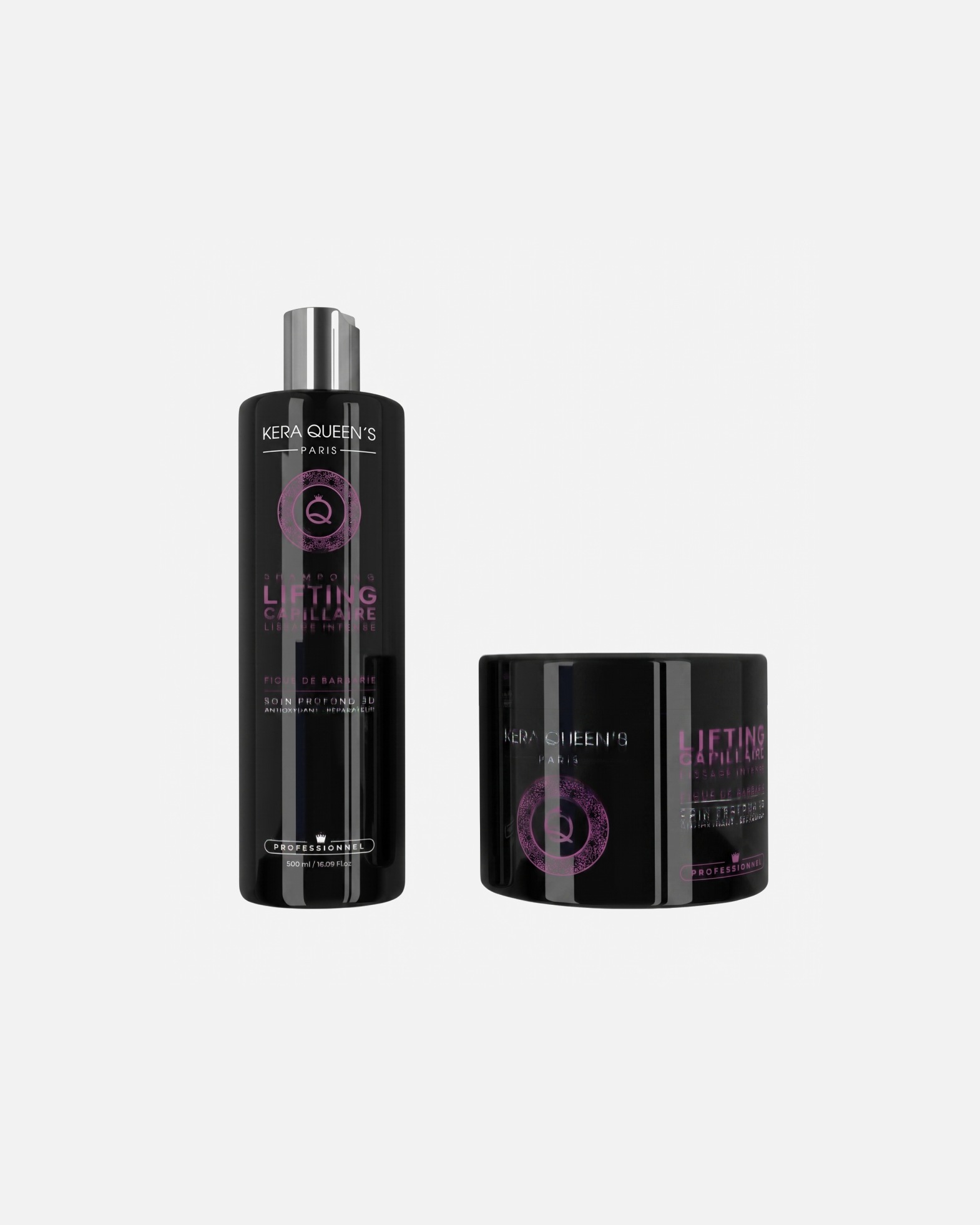 Coffret soin cheveux pour Unisexe Kera Queen's Default Brand Line Lifting Figue de Barbarie Kit Duo