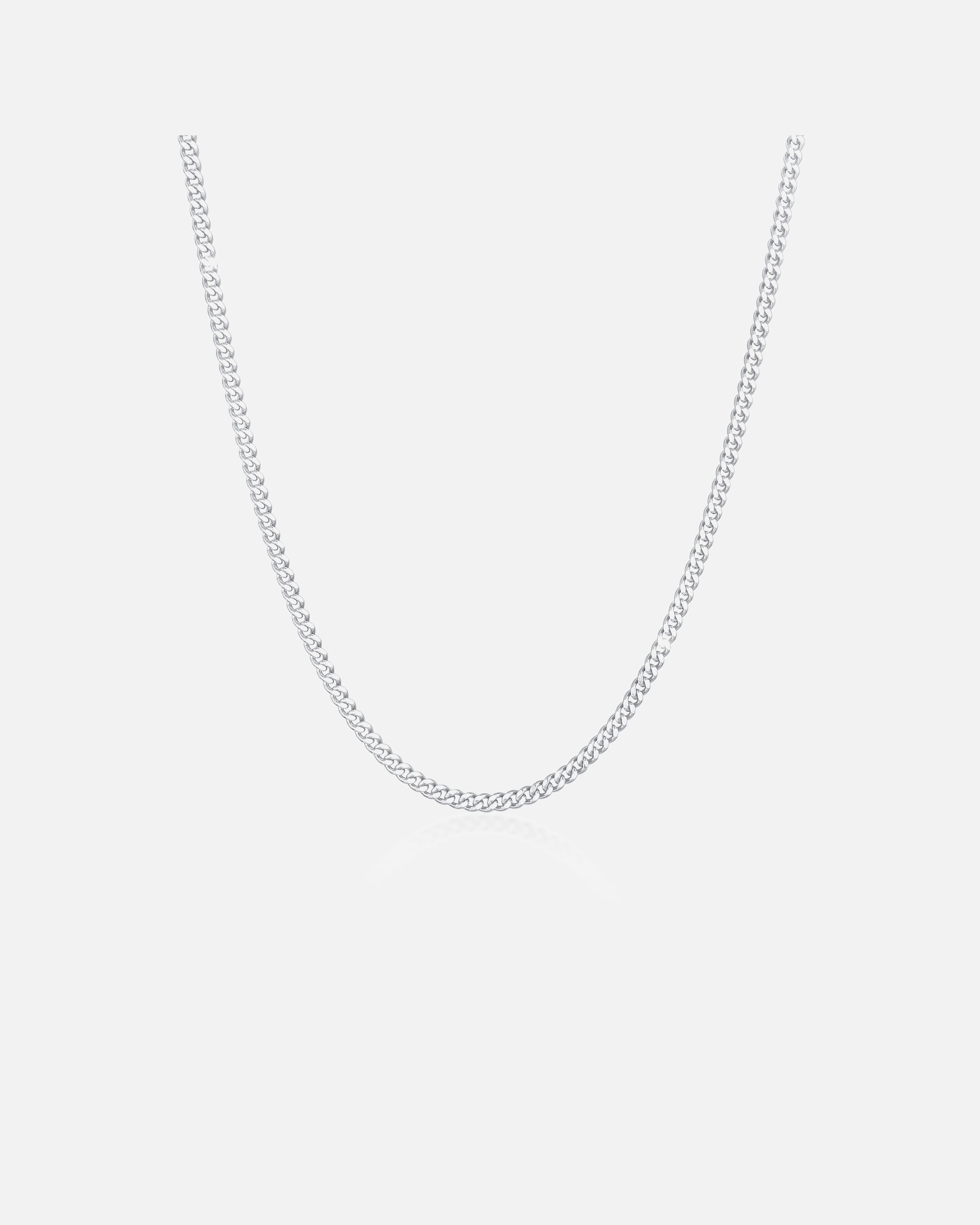 Collier pour Homme KUZZOI Basique Hommes Chaîne blindée Massive Robuste 925 Argent 50