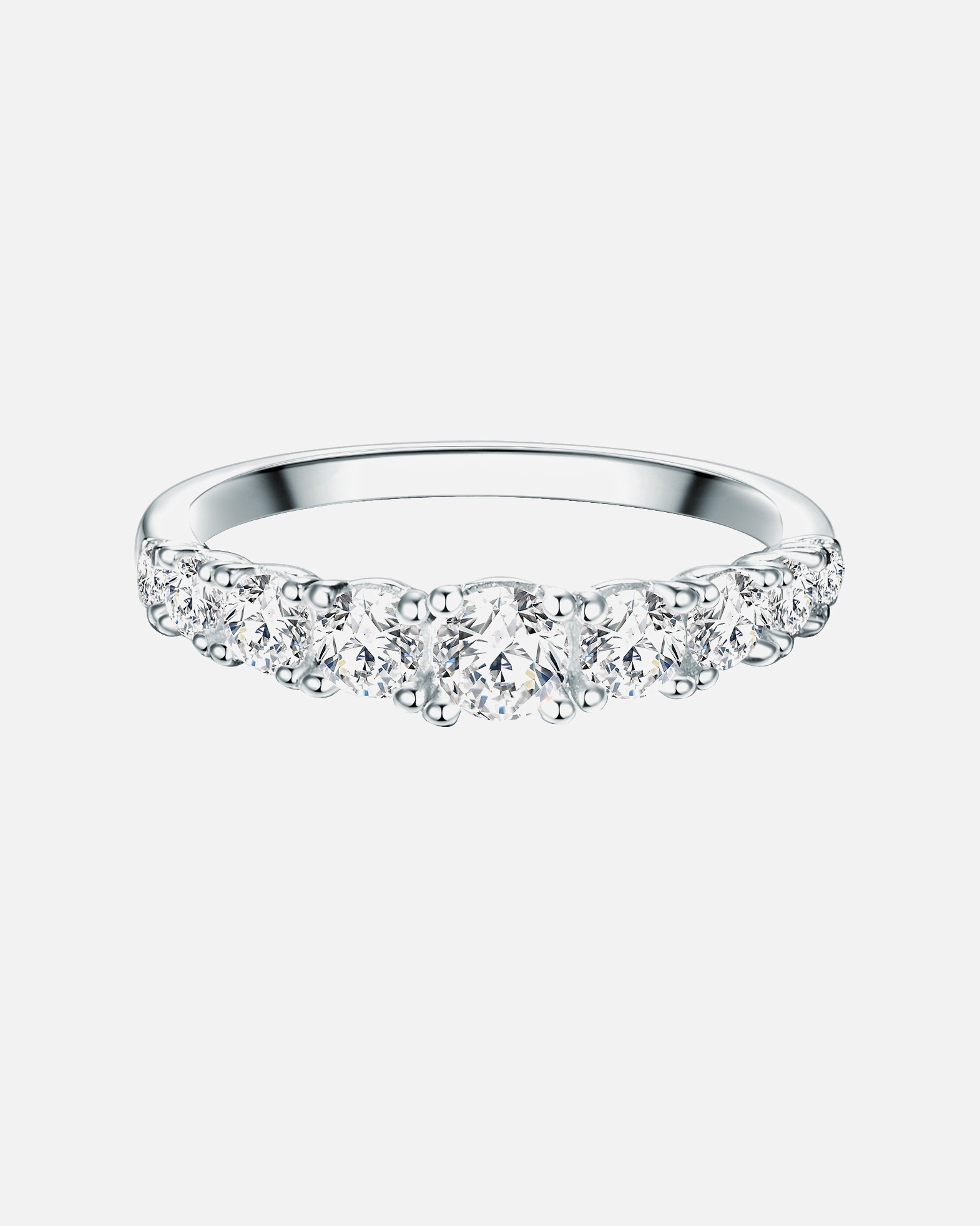 Bague pour Femme Trilani Bague en argent Argent sterling Oxyde de zirconium (CZ) en Argent 62