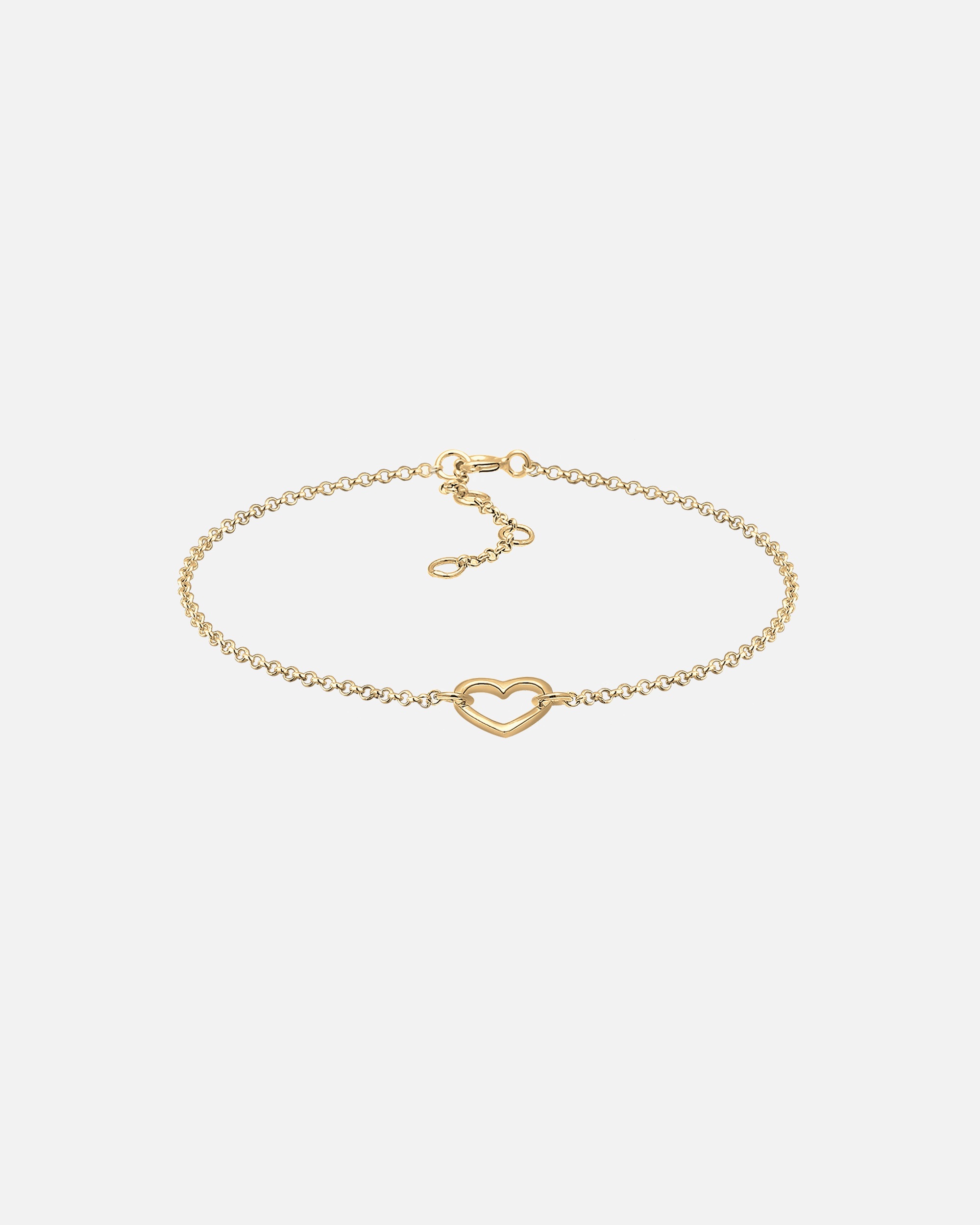 Bracelet pour Femme Elli Femmes Cœur Symbole Amour Filigrane en Argent Sterling 925 17