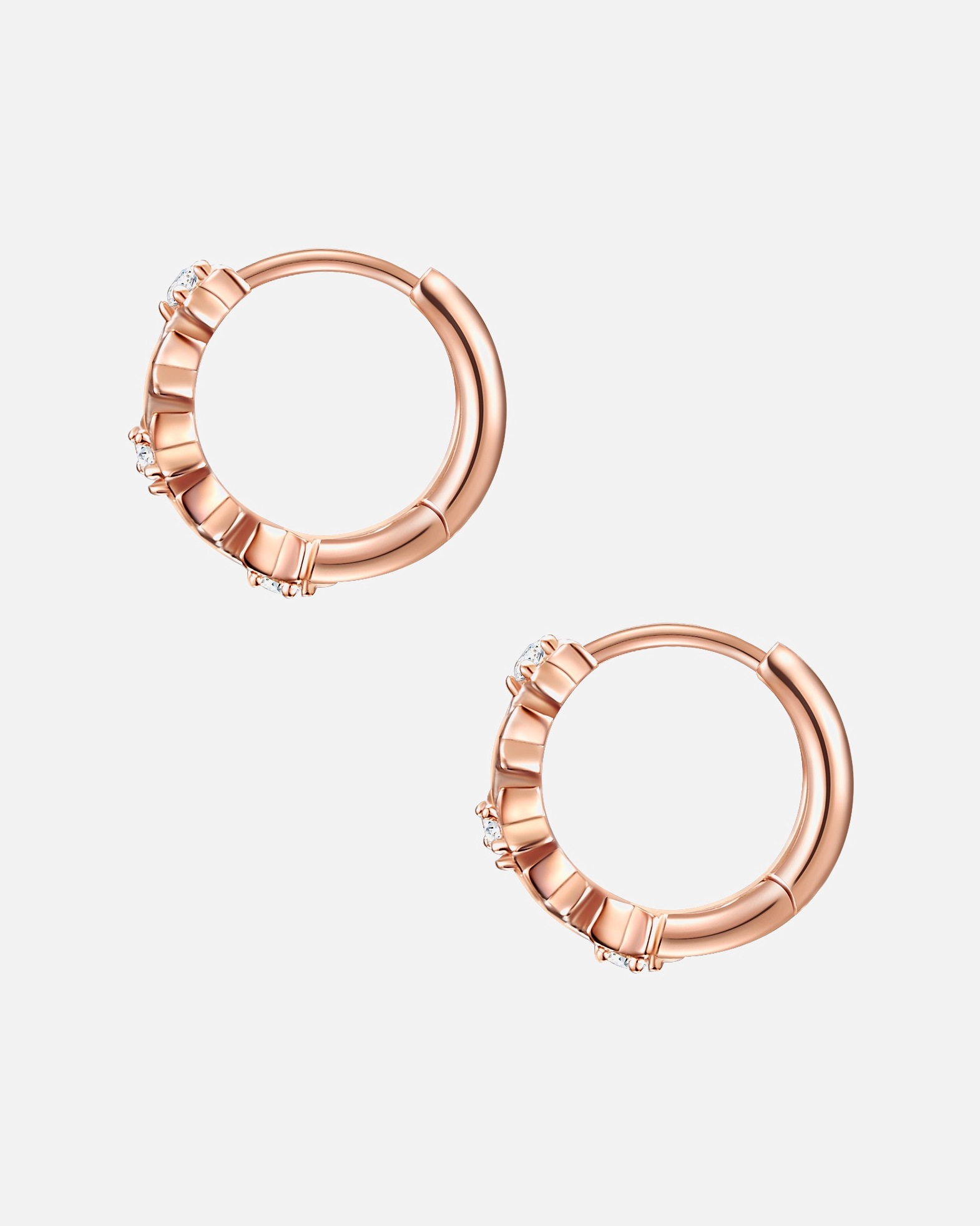 Boucles d'oreilles pour Femme Glanzstücke München Boucles d'oreilles or rose