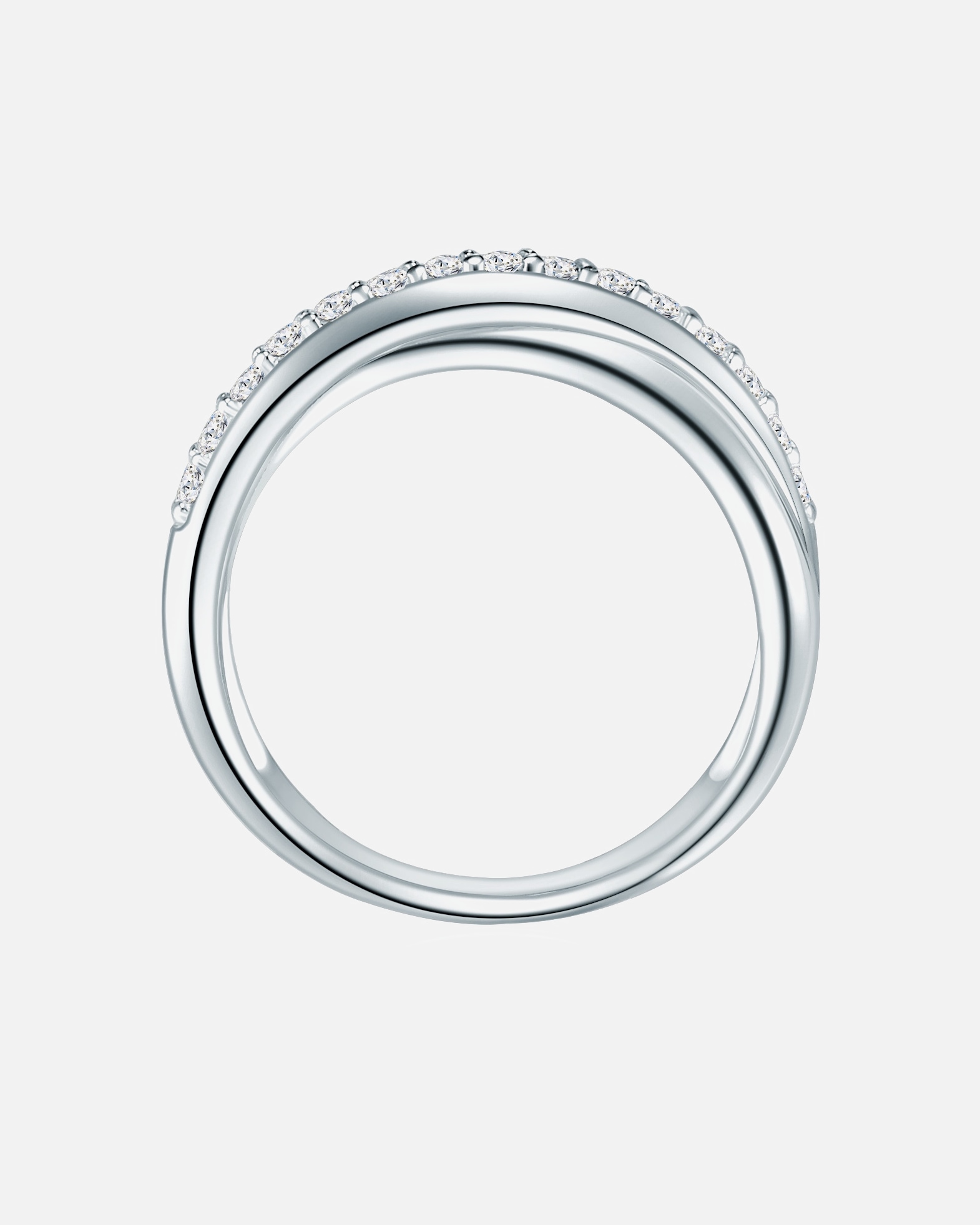 Bague pour Femme Rafaela Donata Bague en argent Argent sterling Oxyde de zirconium (CZ) en Argent 58