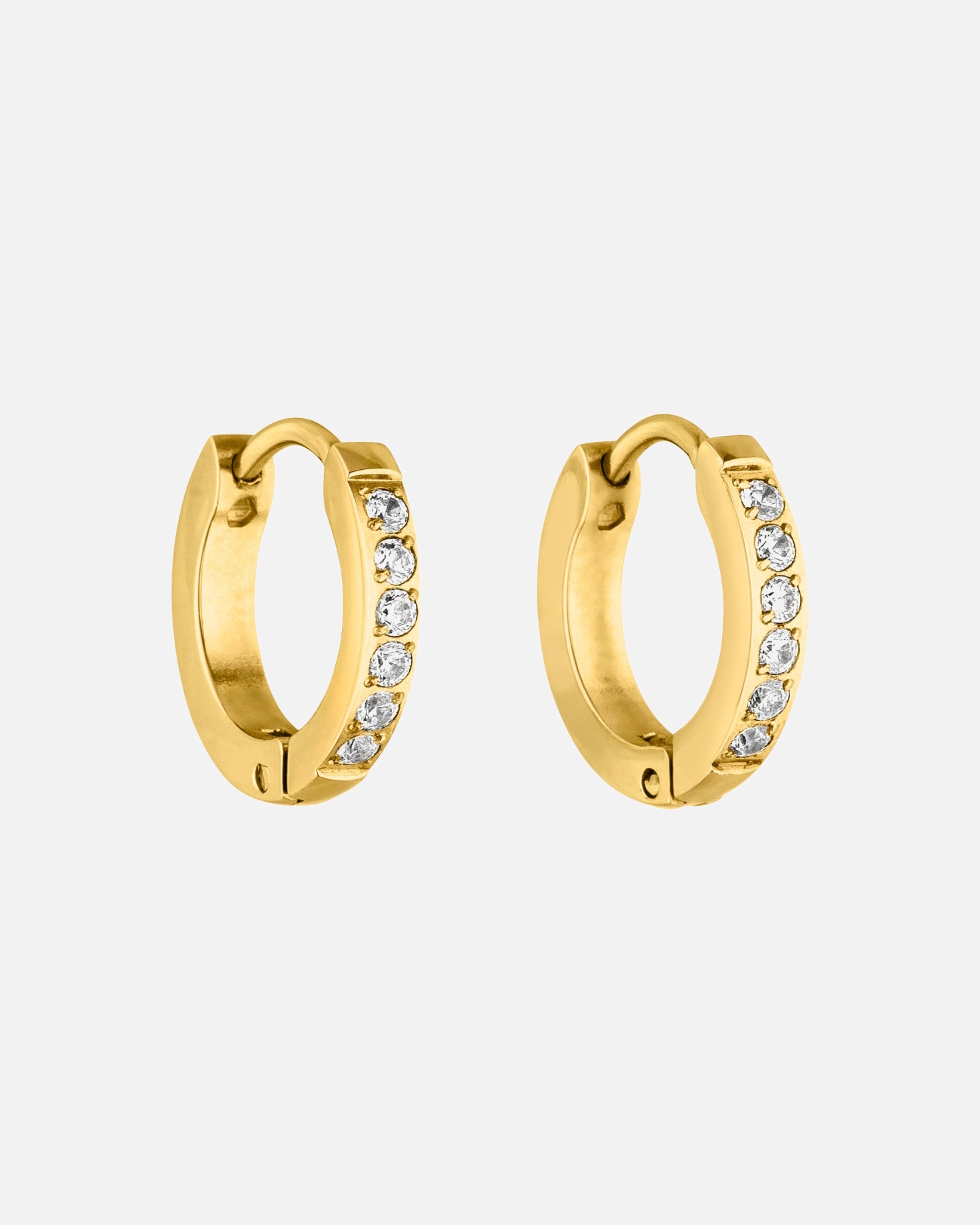 Boucles d'oreilles pour Femme Purelei Kaimana Boucles d'oreilles créoles 100% acier inoxydable Or