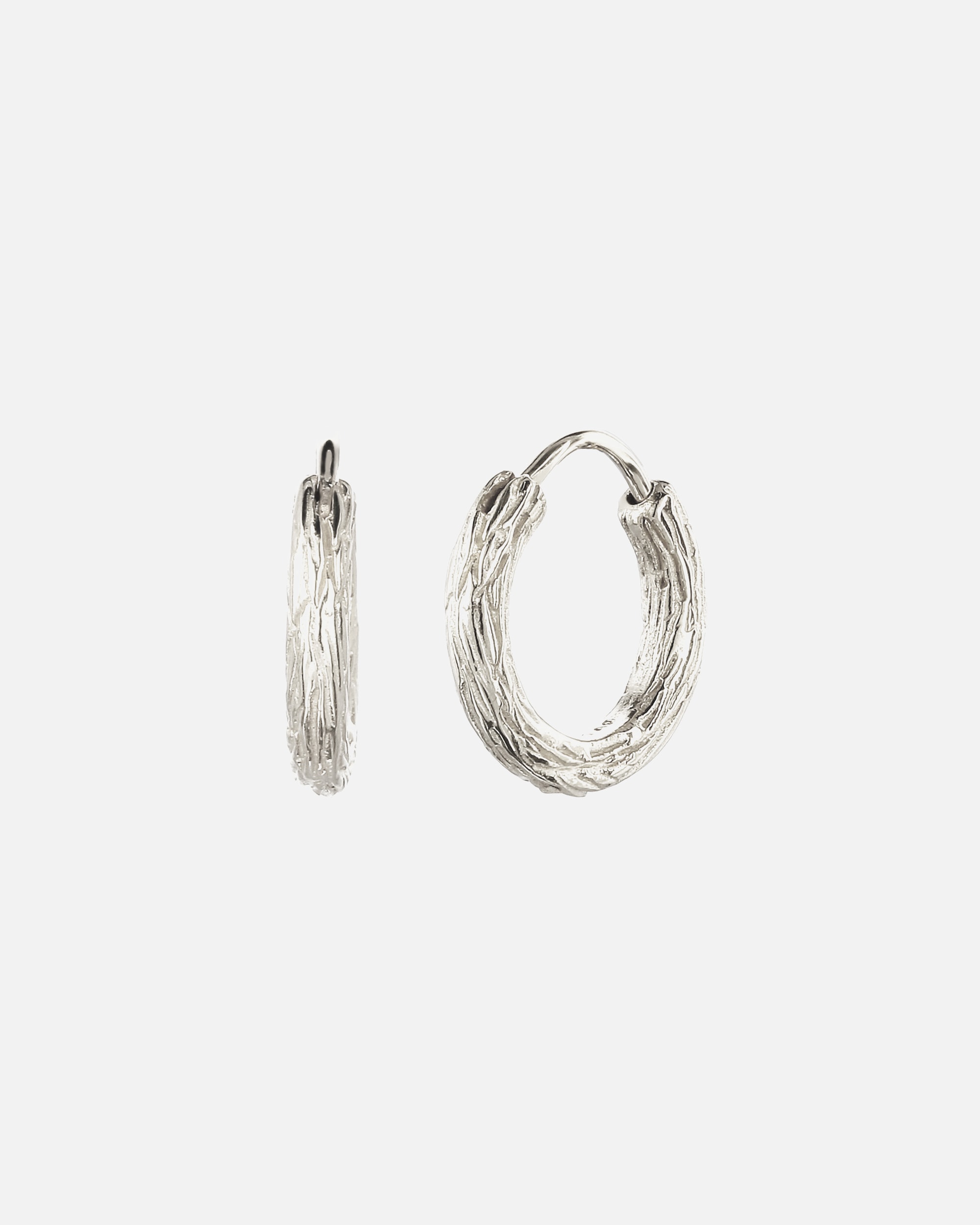 Boucles d'oreilles pour Homme KUZZOI Créole Homme Argent 925 Sterling Silver silberfarben