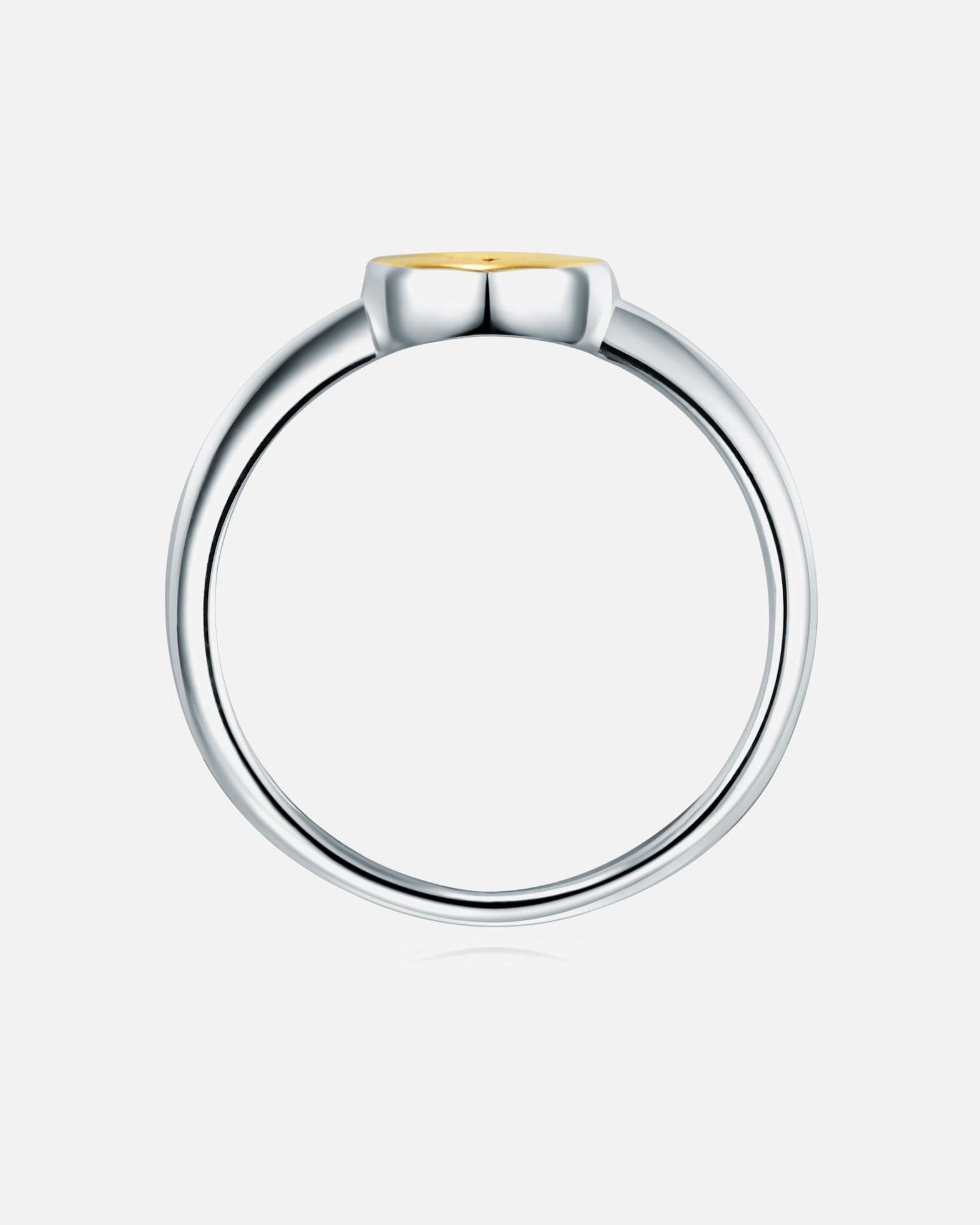 Bague pour Femme Lulu & Jane Bague Argent sterling Diamant en Argent/or jaune 56