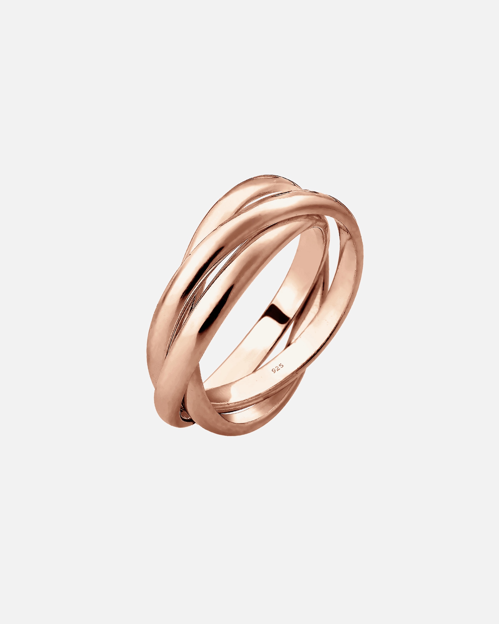 Bague pour Femme Elli Basic Bague à enrouler Design classique 925 Argent 52