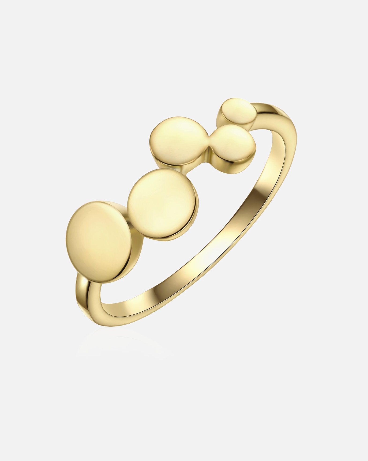 Bague pour Femme Rafaela Donata Bague en Argent sterling en Or jaune 54