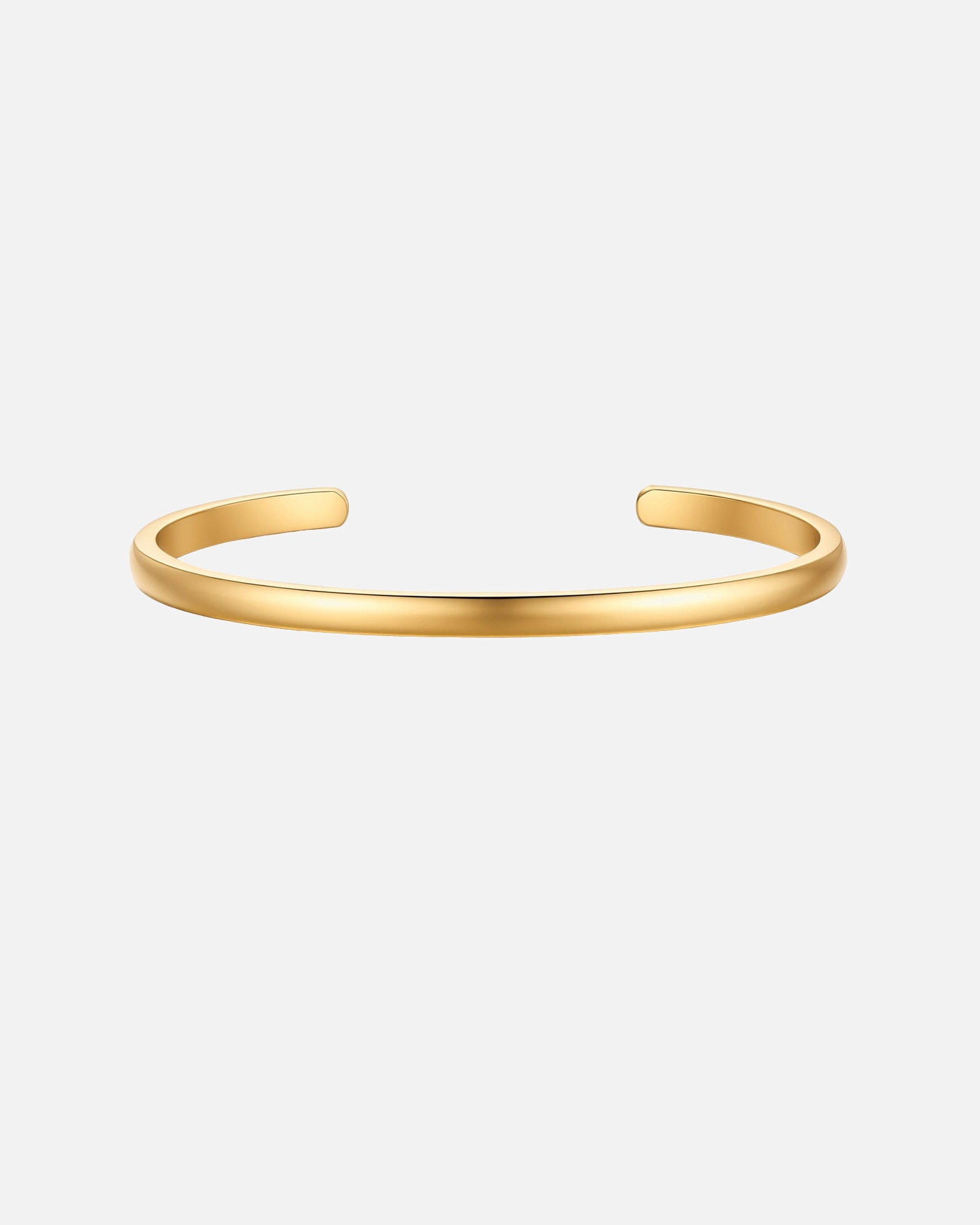 Bracelet pour Femme Glanzstücke München Bracelet en Acier Inoxydable en Or Jaune 17,0 cm, réglable de manière flexible