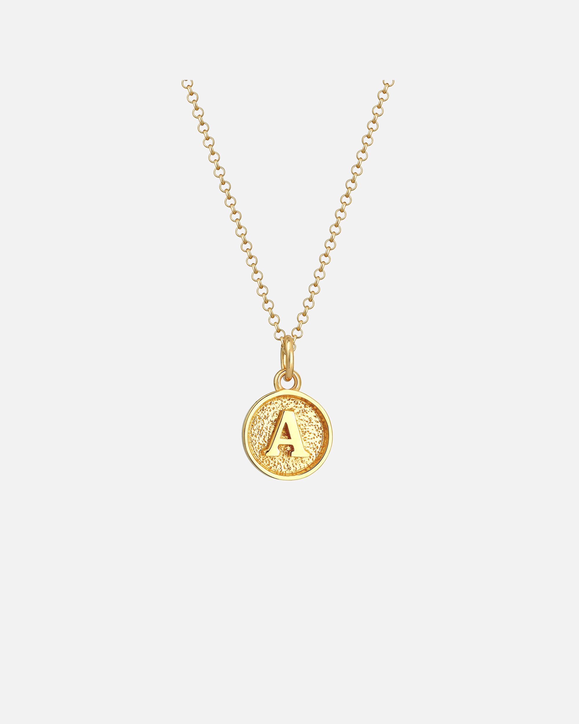 Collier pour Femme Elli Lettre A Pendentif Basic Collier Femme - (925/1000) Argent goldfarben