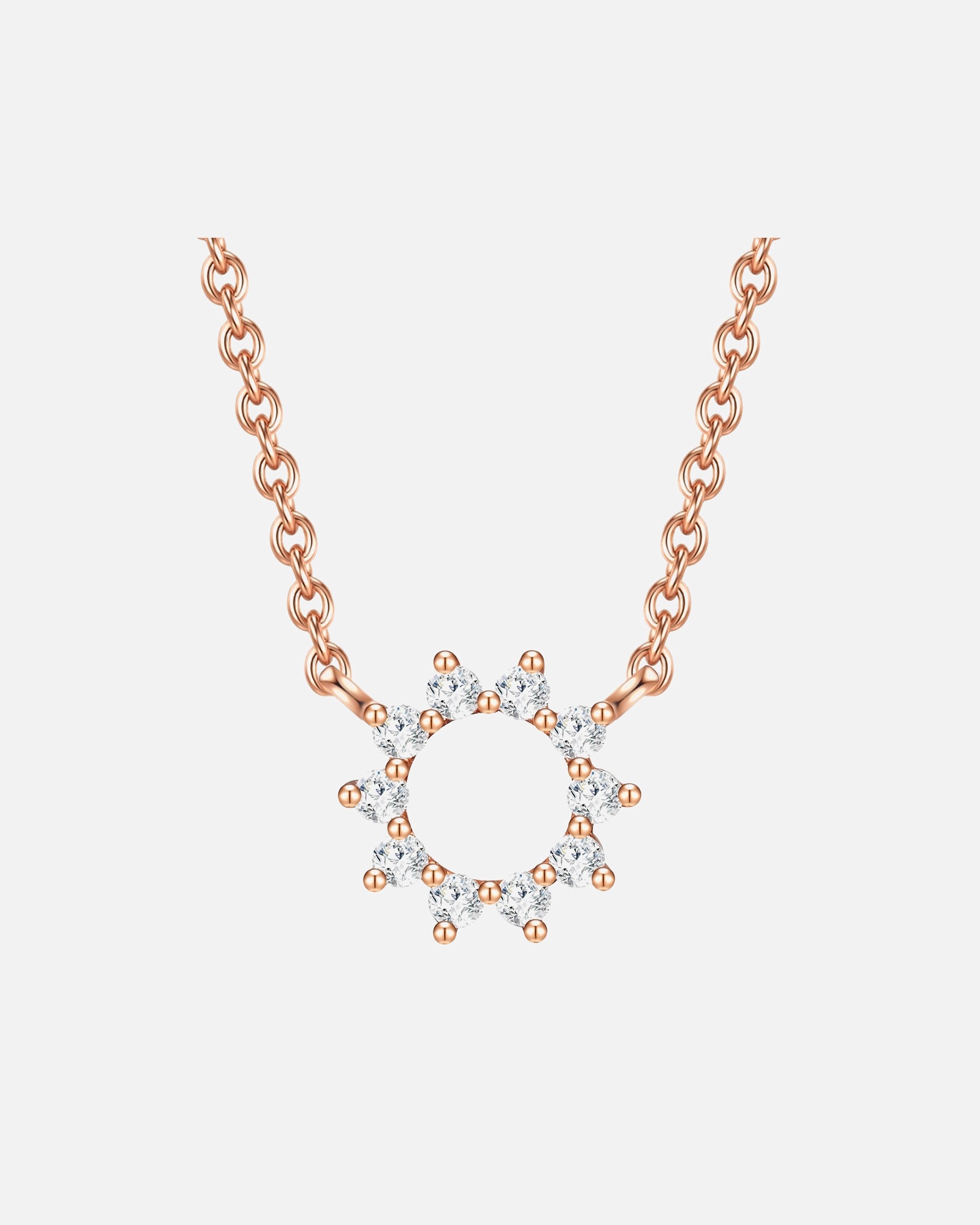 Collier pour Femme Glanzstücke München Chaînes or rose