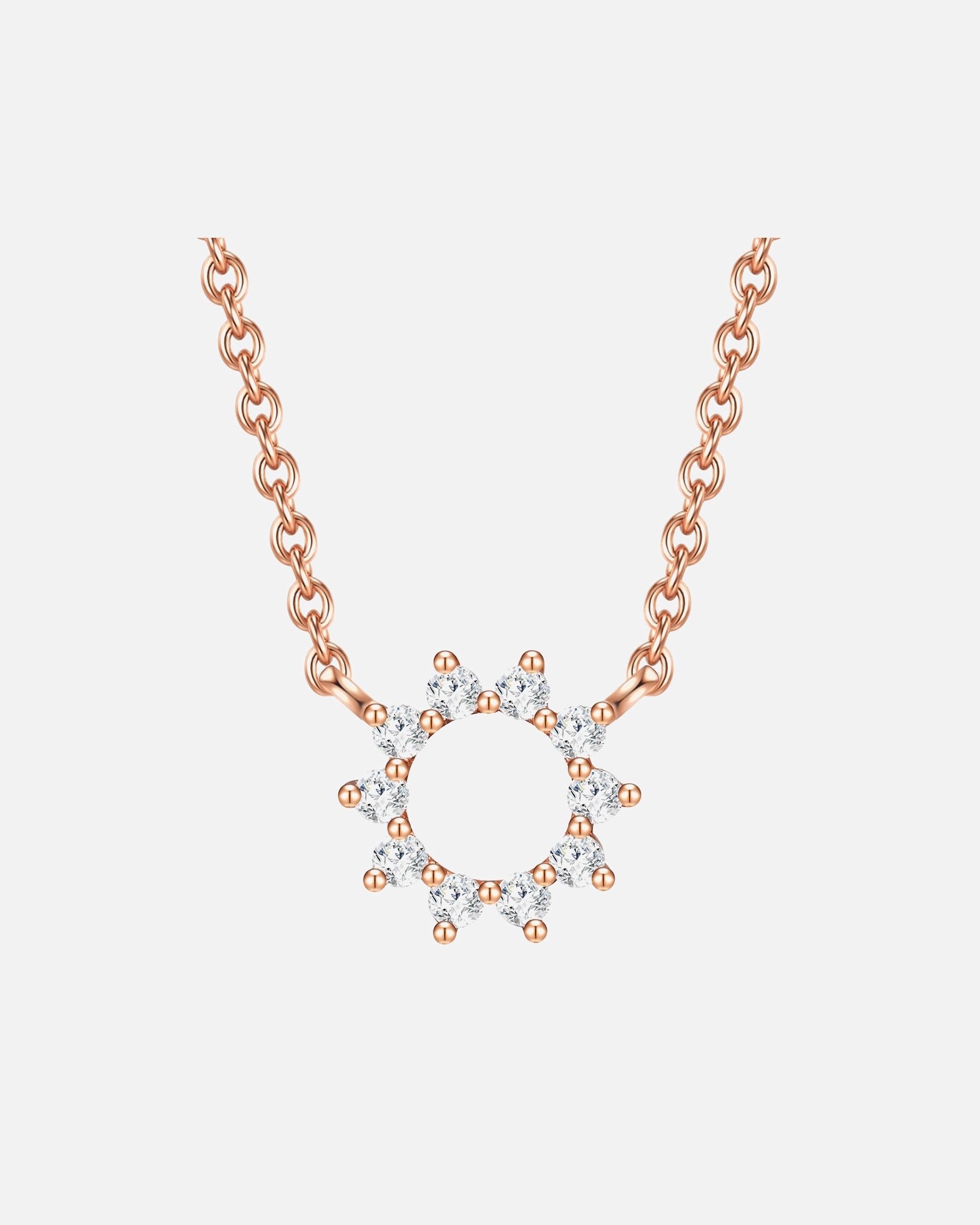 Collier pour Femme Glanzstücke München Chaînes or rose