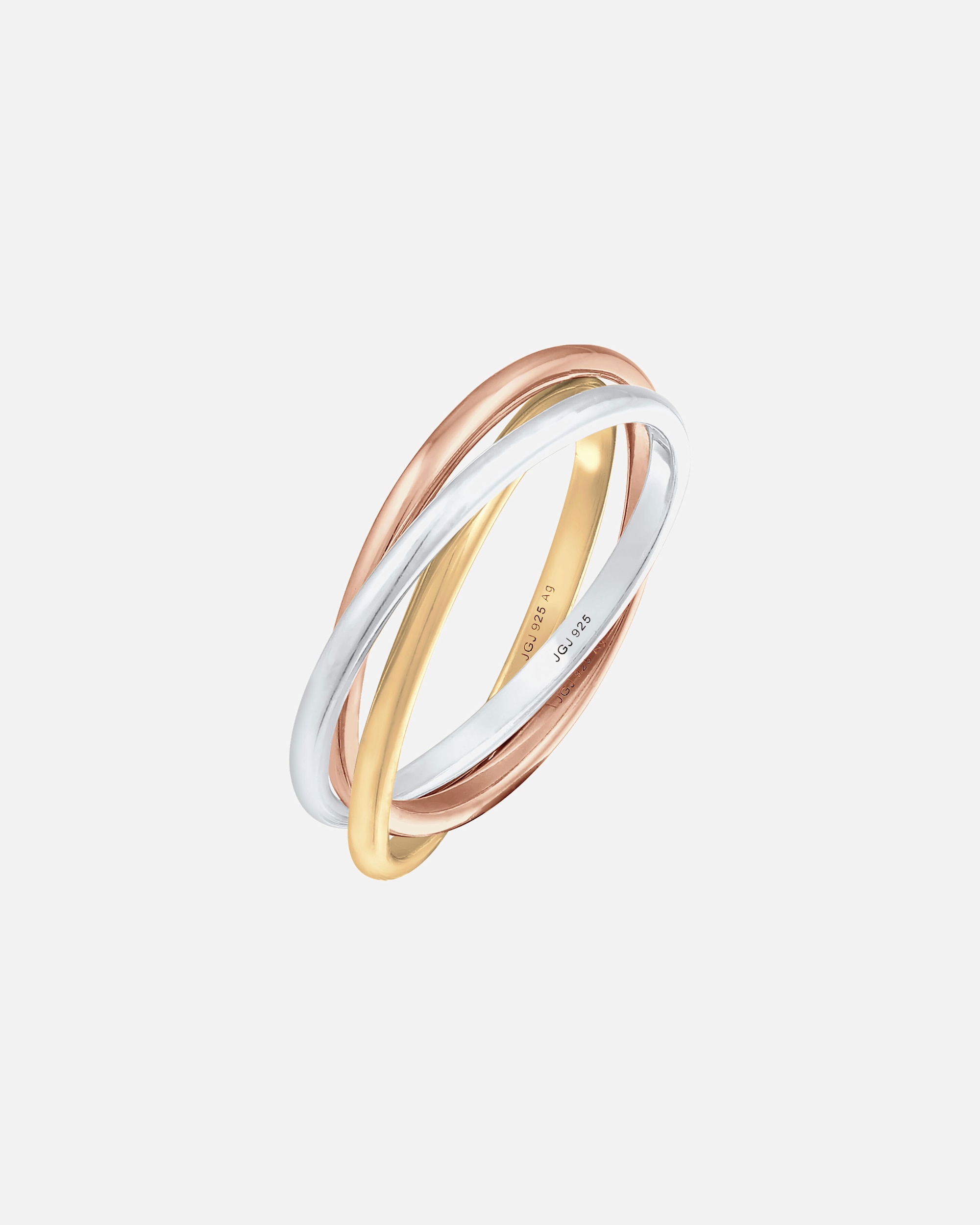 Bague pour Femme Elli Wickelring Trio Trini Basic 925 Silber 54