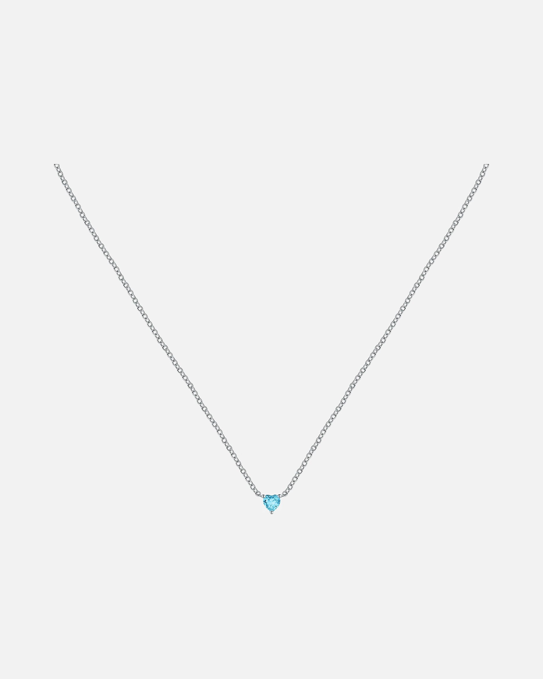 Collier pour Femme La Petite Story Default Brand Line Chaînes bleu, argent