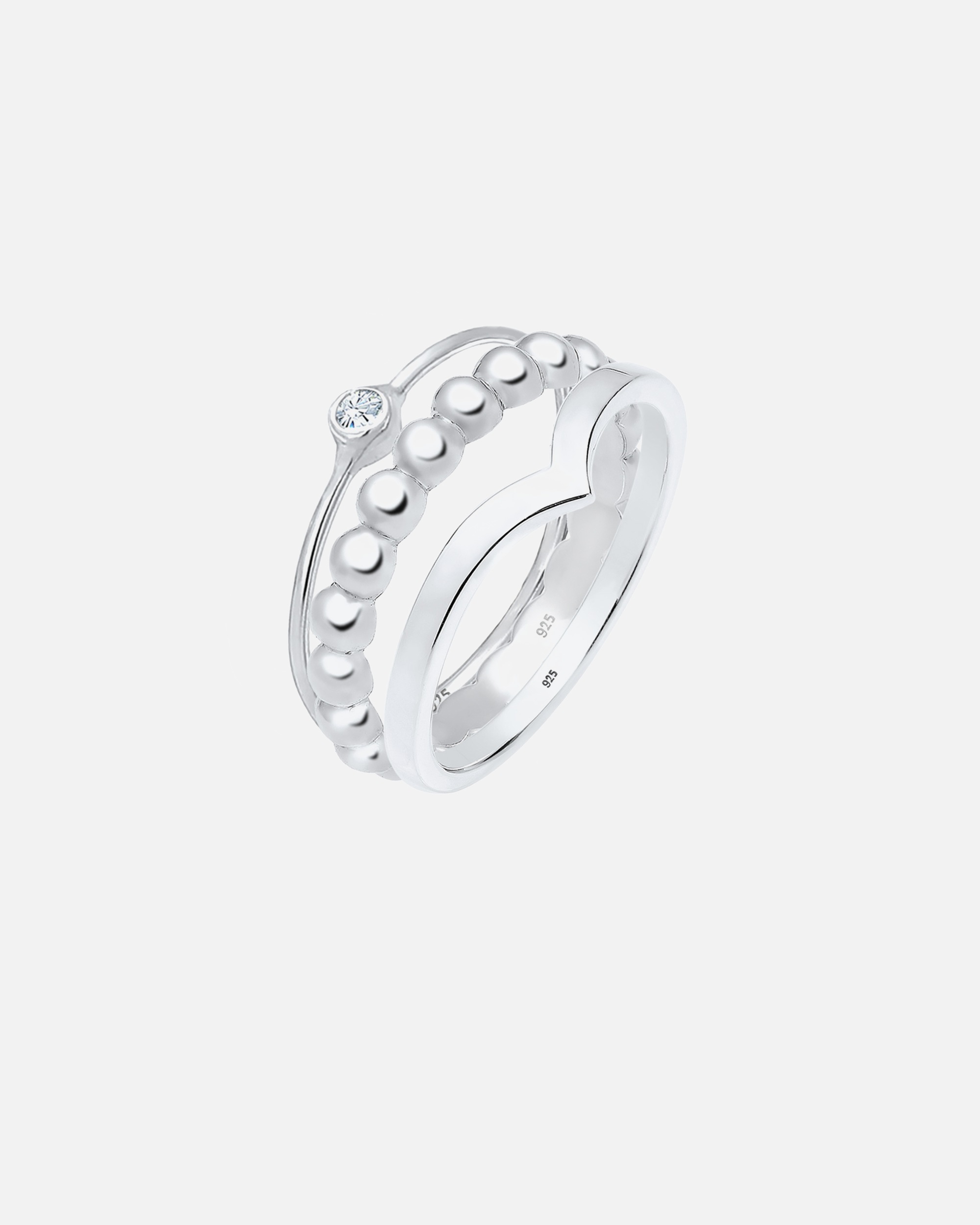 Bague pour Femme Elli Bagues argent 56