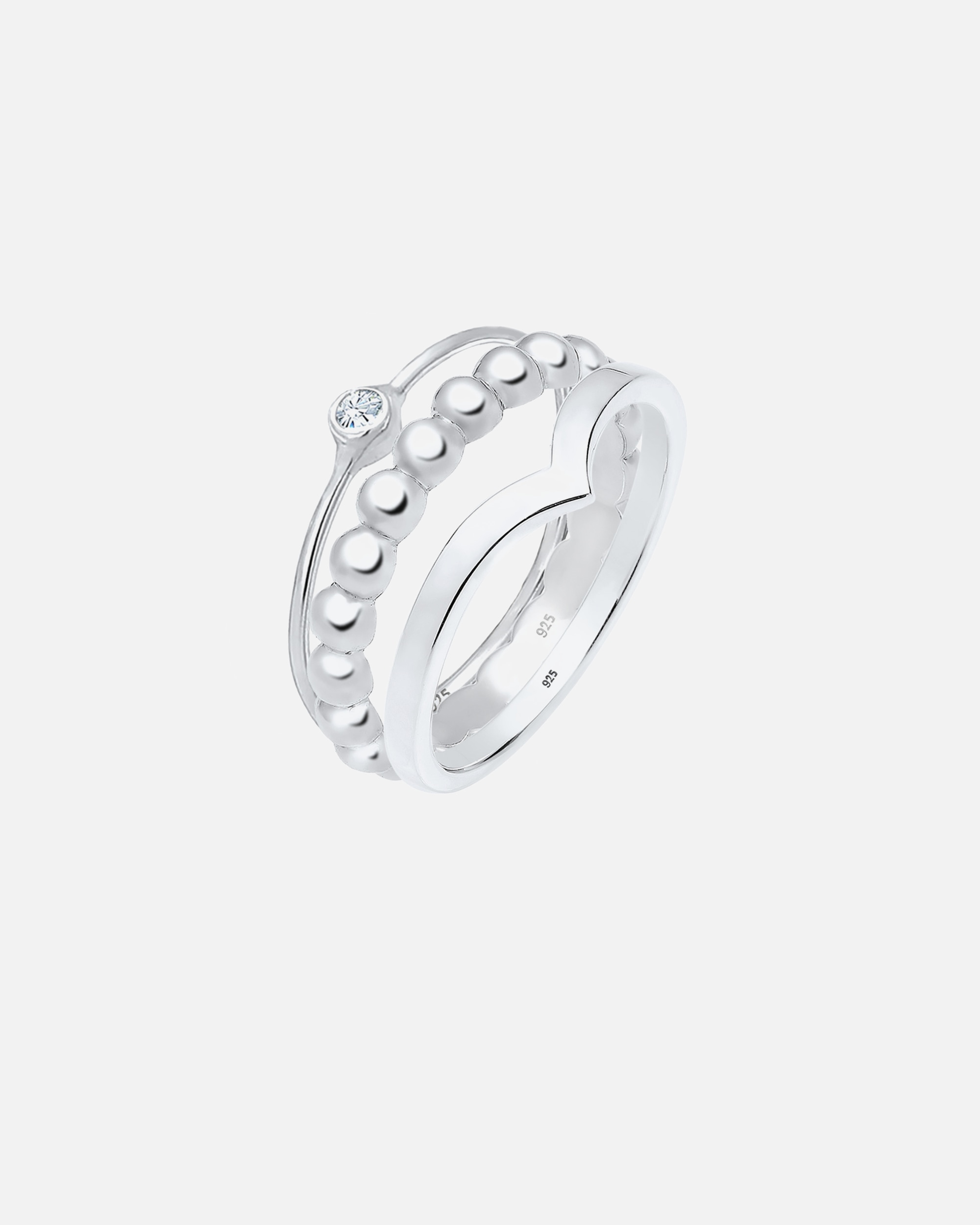 Bague pour Femme Elli Bagues argent 58