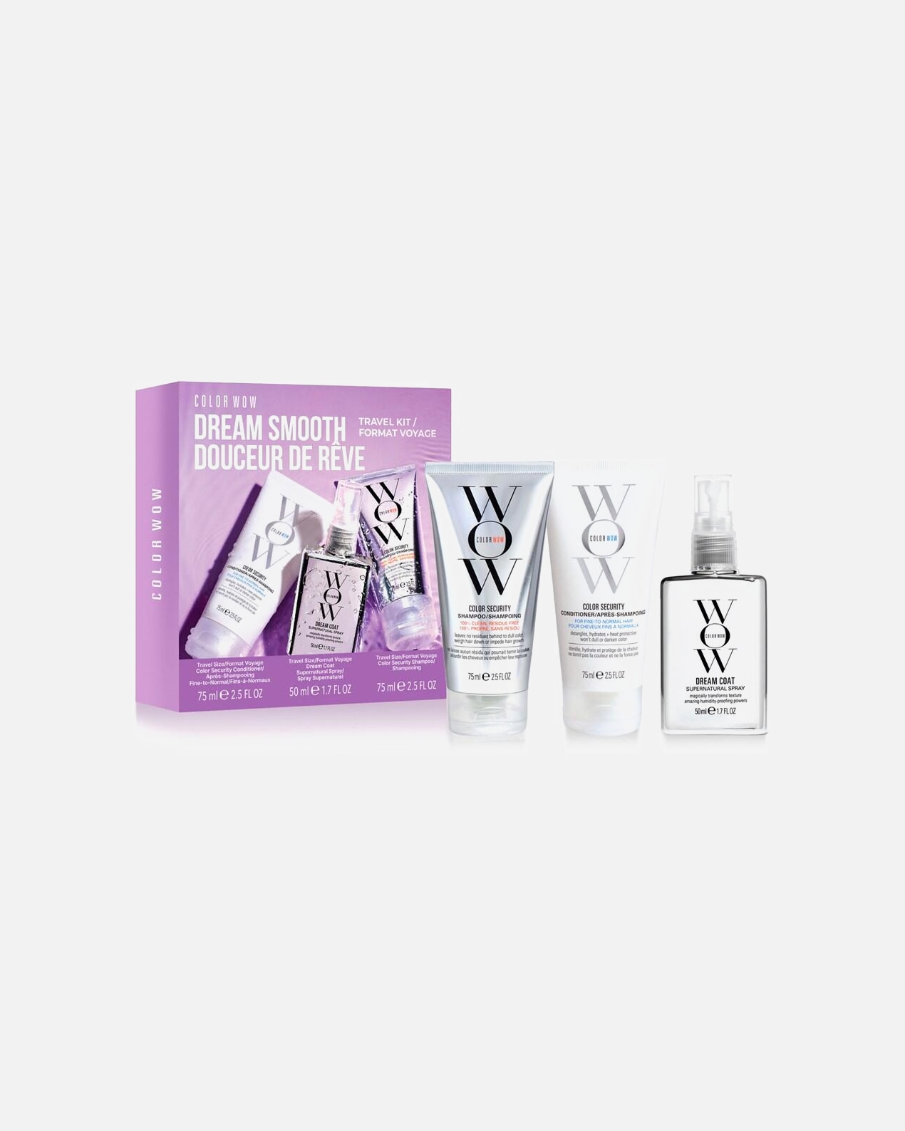 Coffret soin cheveux pour Femme COLOR WOW Dream Coat Discovery Set 1 Pce