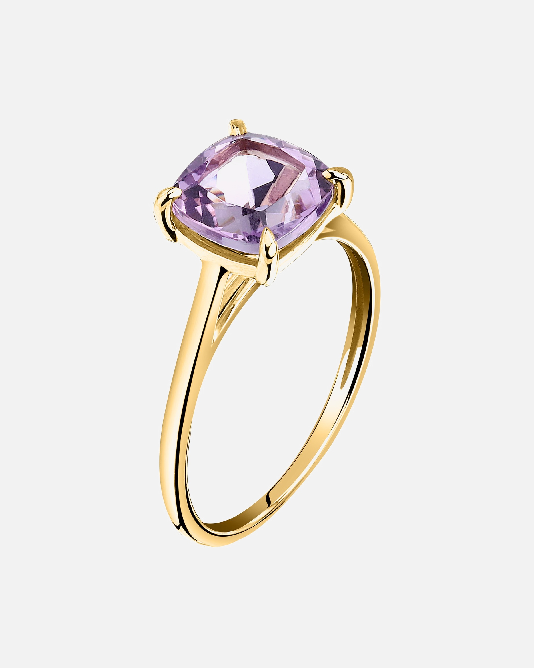 Bague pour Femme CHRIST Bagues or jaune, lilas 58